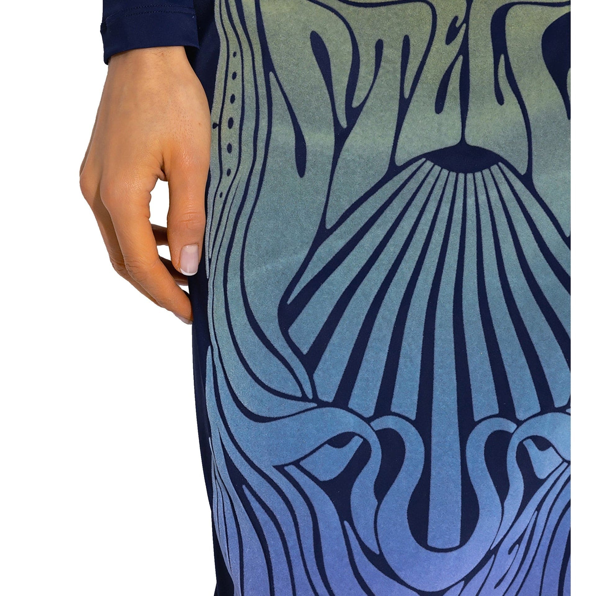 Stella McCartney Printed Midi Skirt With Elastic Waist