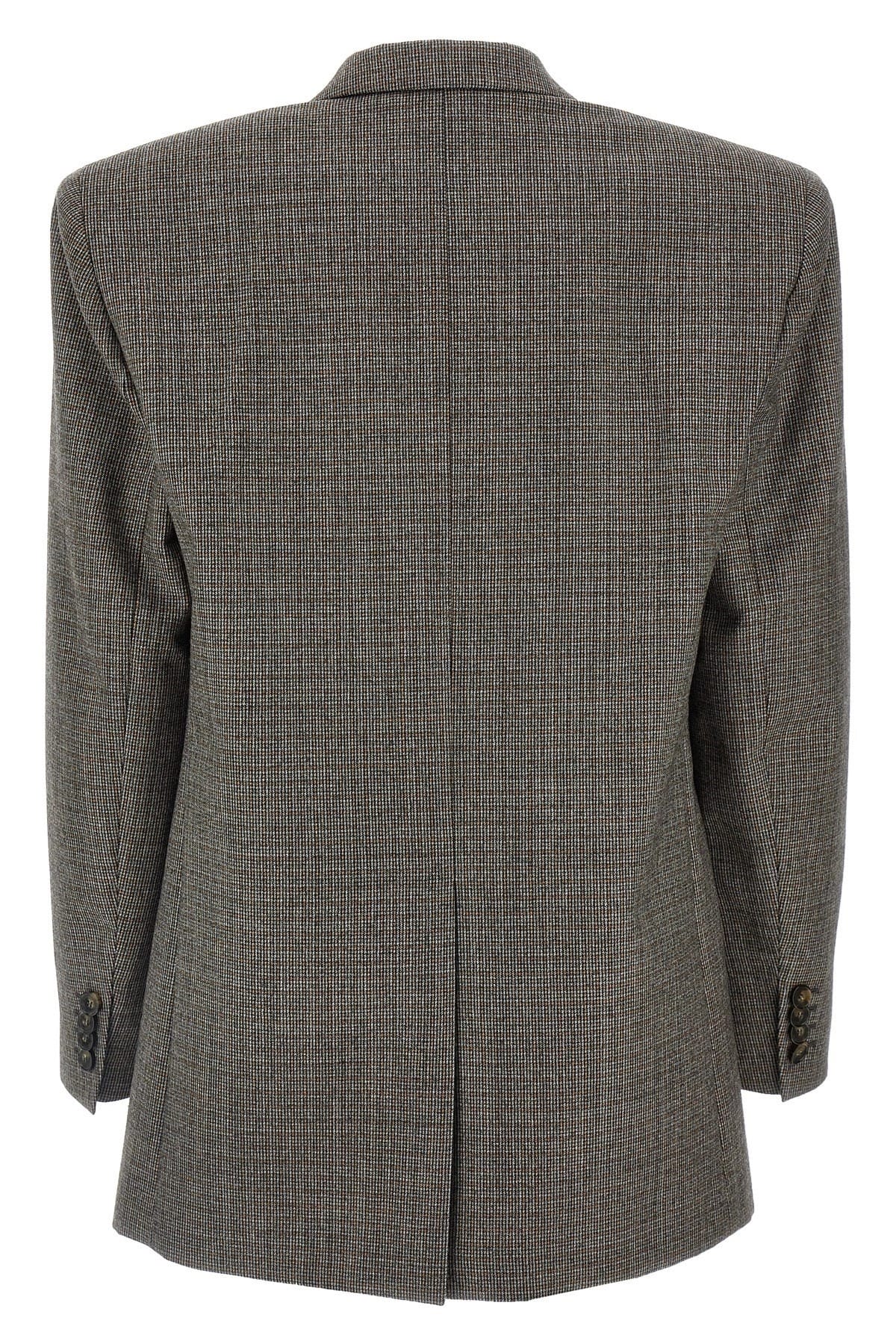 Stella McCartney Stella McCartney Single-Breasted Micro Houndstooth Blazer