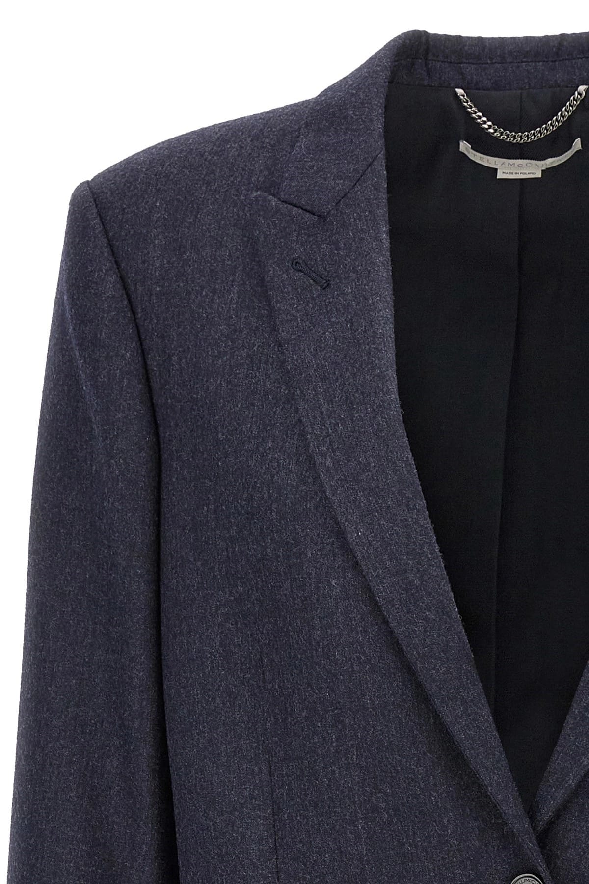 Stella McCartney Stella McCartney Single-Breasted Wool Blazer