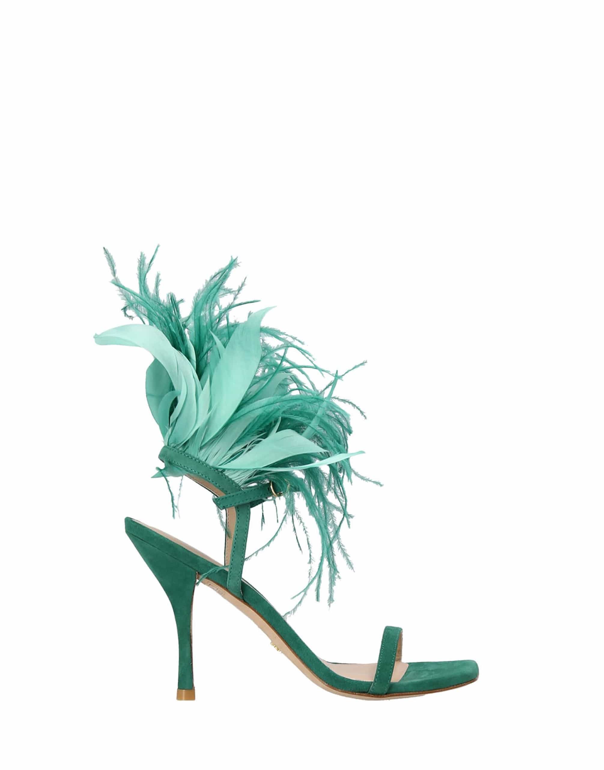 Stuart Weitzman Stuart Weitzman Plume Suede Sandals
