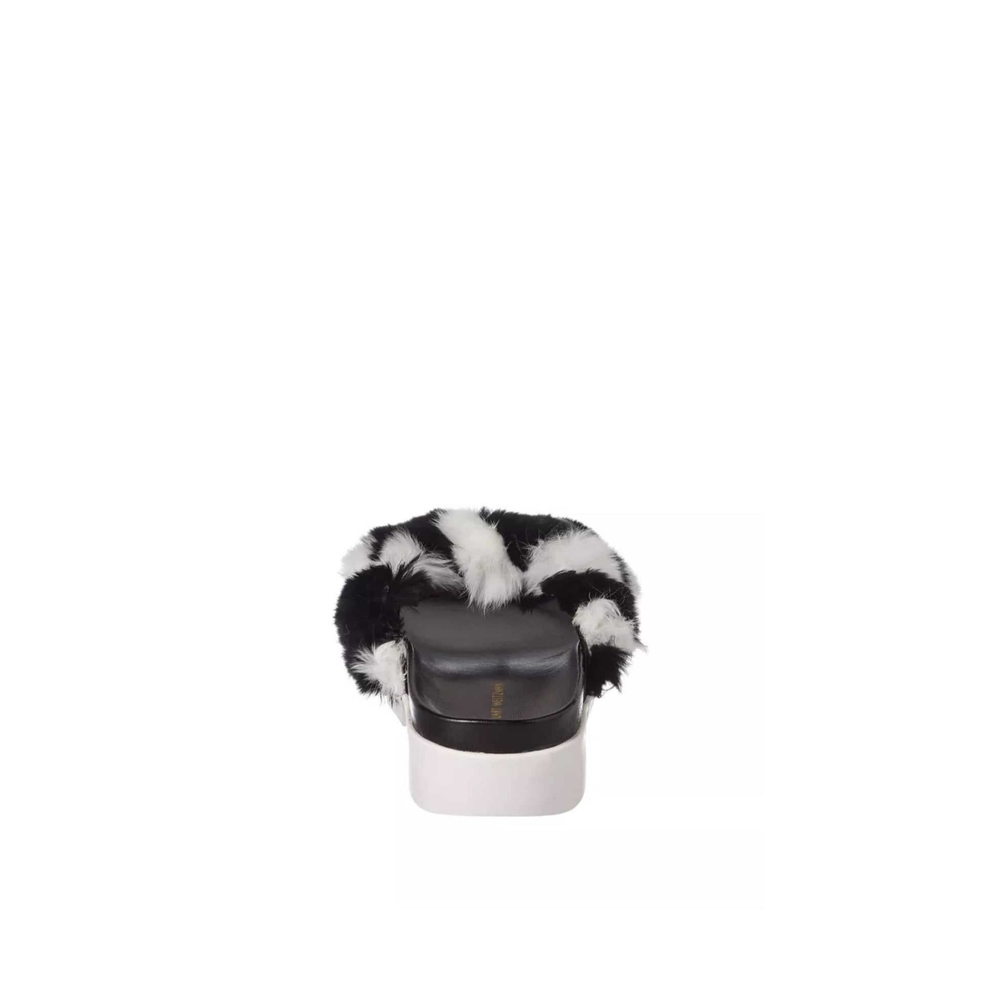 Stuart Weitzman Raccoon Fur Slippers