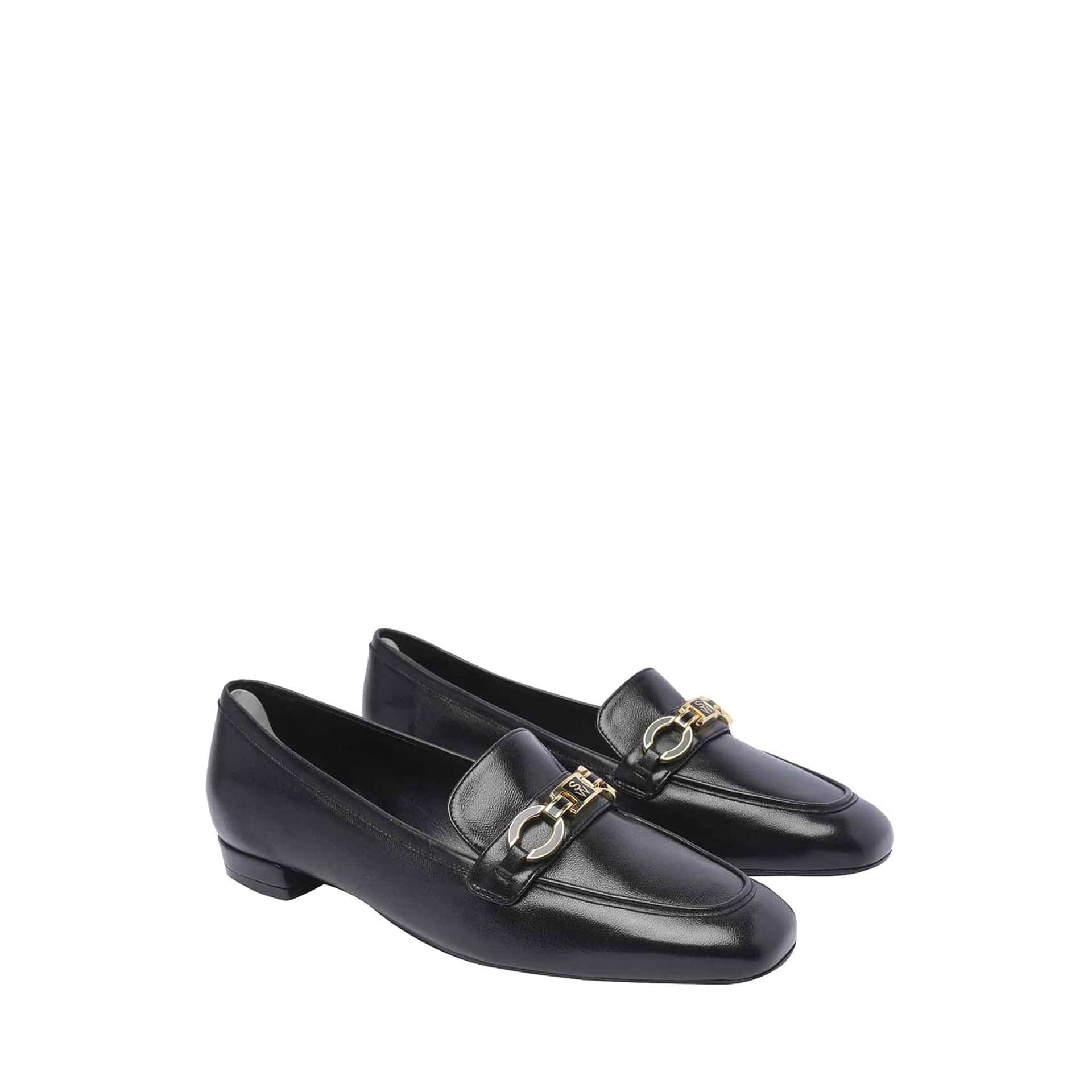 Stuart Weitzman Signature Square Leather Loafers - alternate view