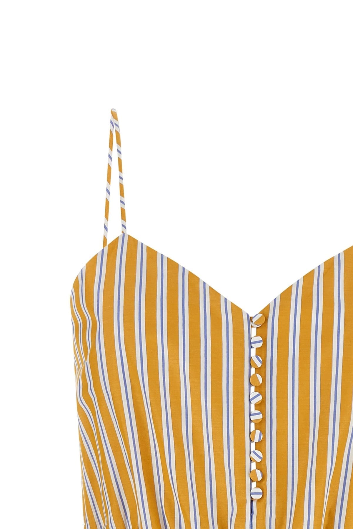 The Andamane The Andamane Celeste Striped Cotton Jumpsuit