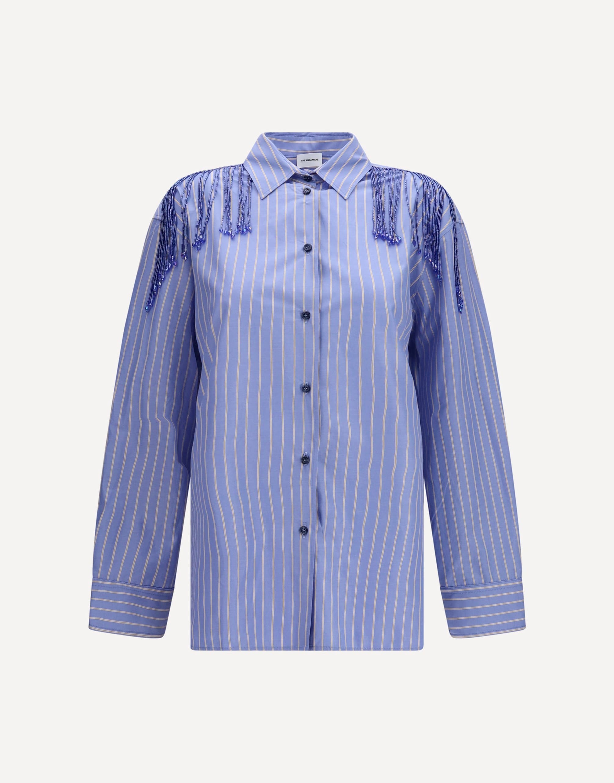 The Andamane The Andamane Miley Fringed Oversized Shirt