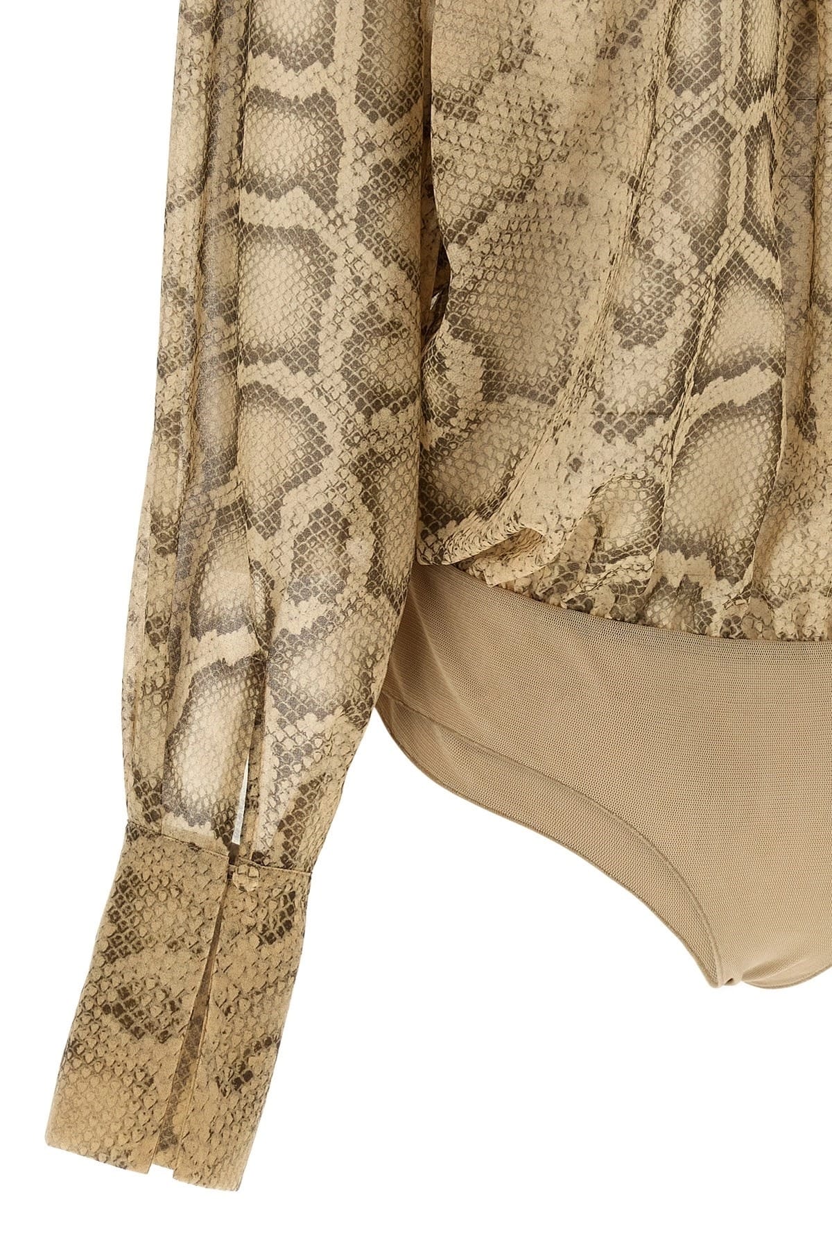 The Andamane The Andamane Paloma Python Print Bodysuit