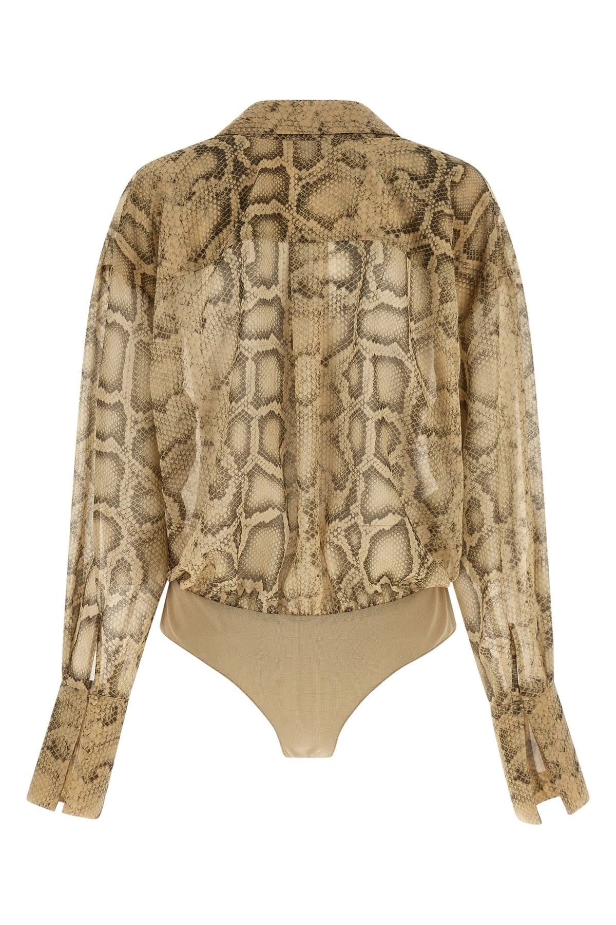 The Andamane The Andamane Paloma Python Print Bodysuit