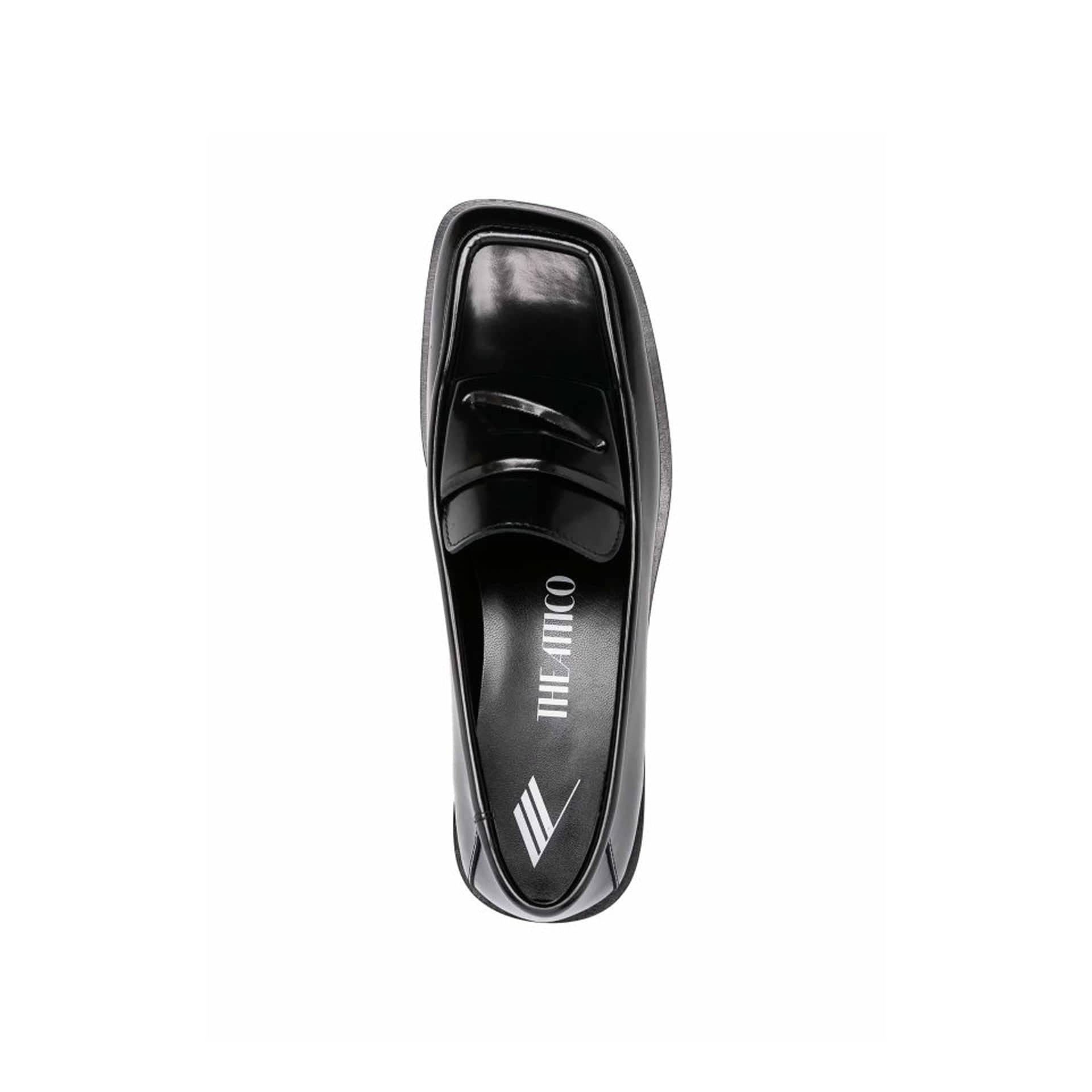 The Attico Amanda leren loafers