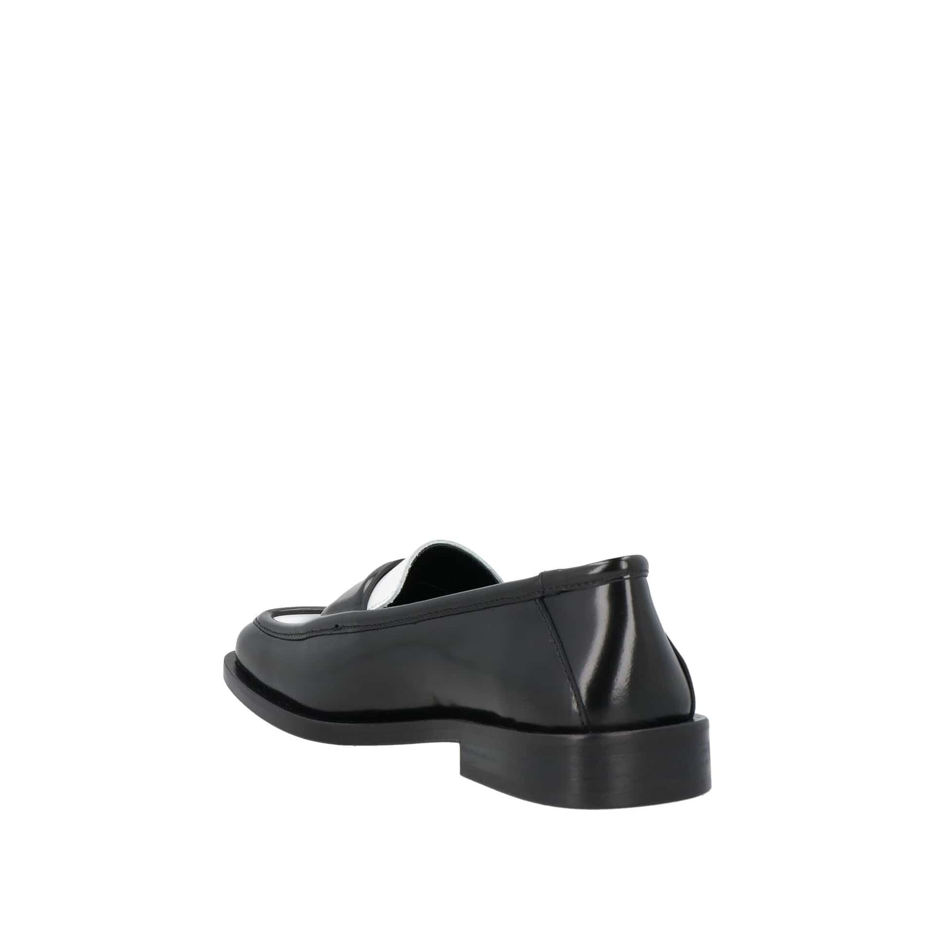 The Attico Amanda Leather Square-Toe Loafers