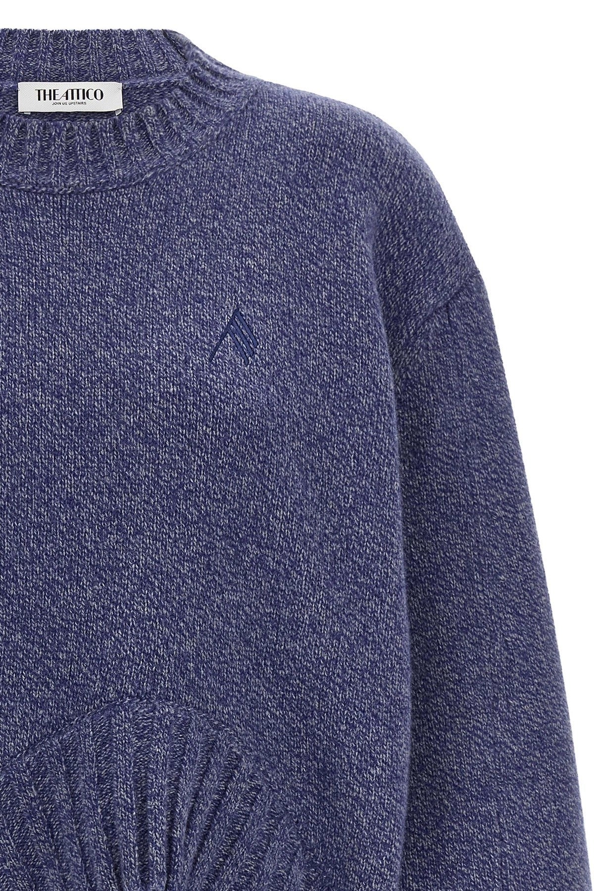 The Attico Asymmetrical Hem Sweater