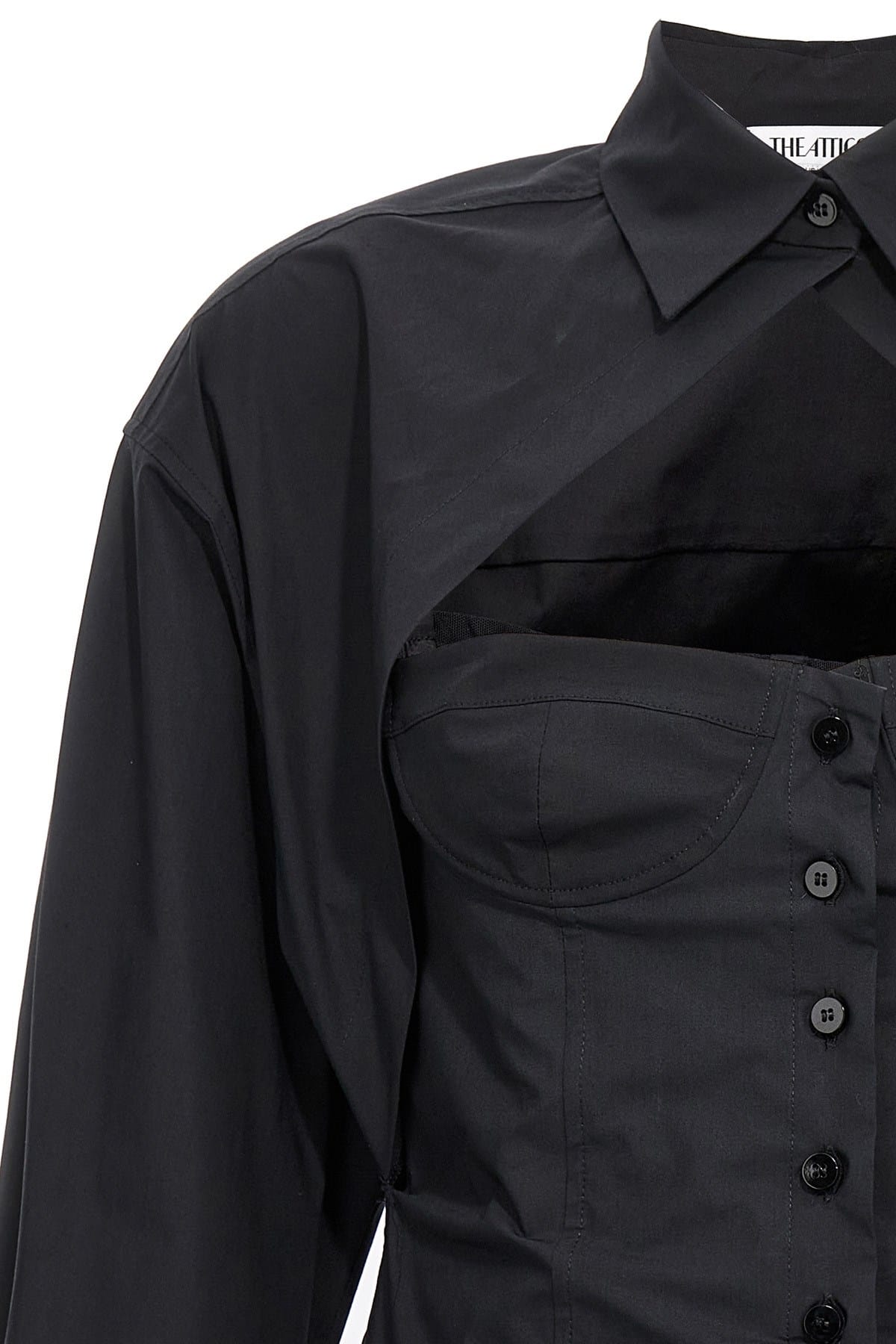 The Attico The Attico Bustier Cotton Shirt