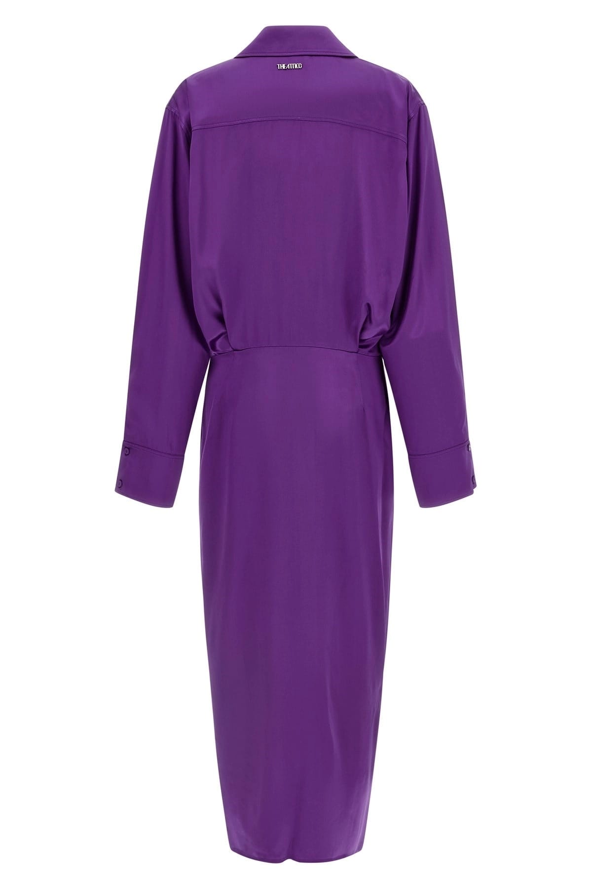 The Attico The Attico Chemisier Midi Dress