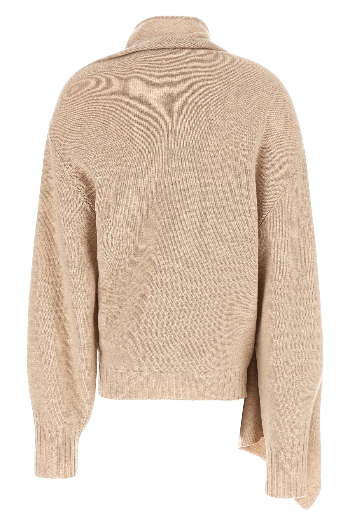 Maglione drappeggiato con sciarpa The Attico