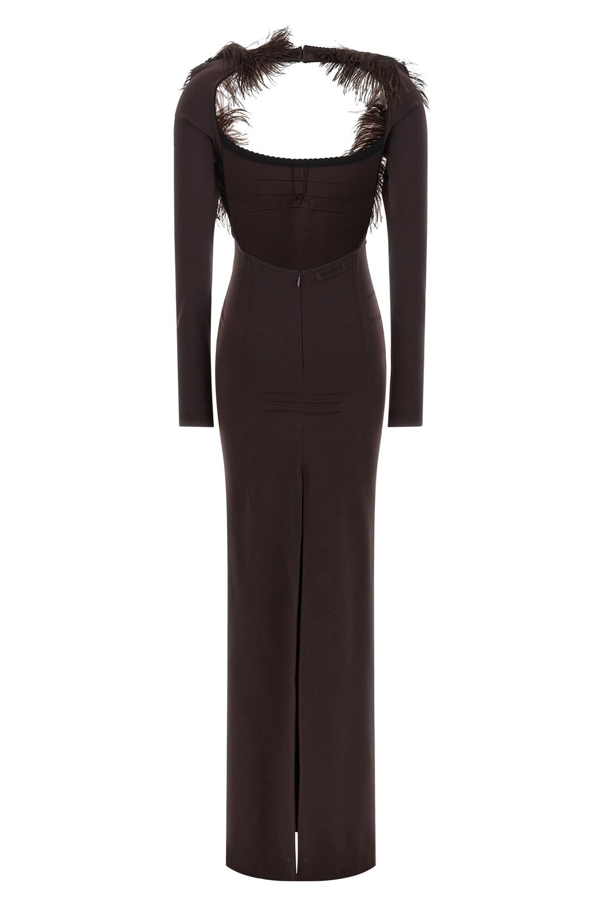 The Attico Feather Maxi Dress
