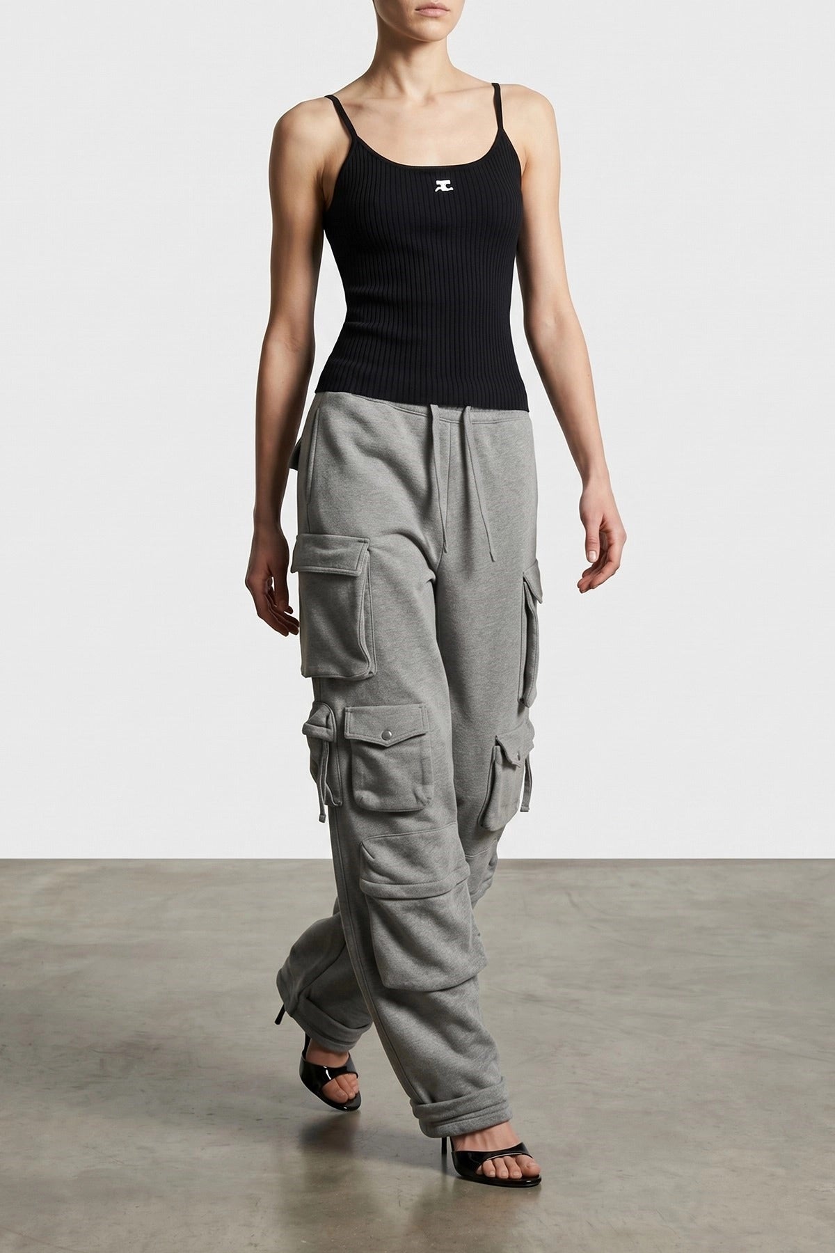 The Attico Fern Cargo Sweatpants - alternate view