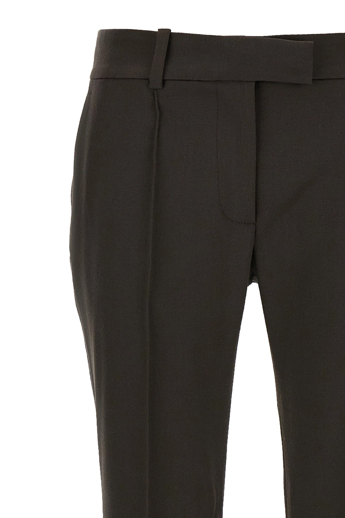 The Attico The Attico Flared Wool Gabardine Pants