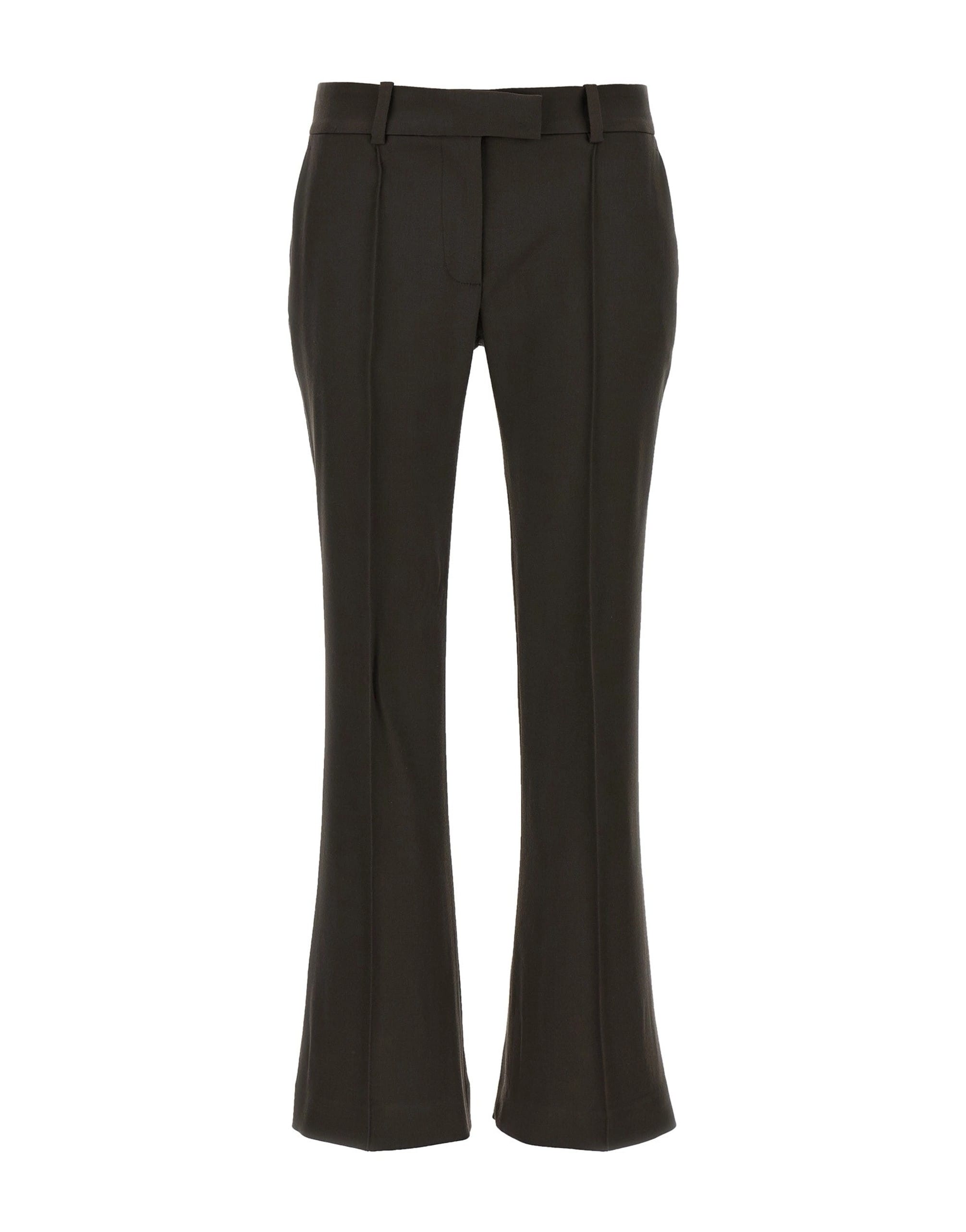 The Attico The Attico Flared Wool Gabardine Pants