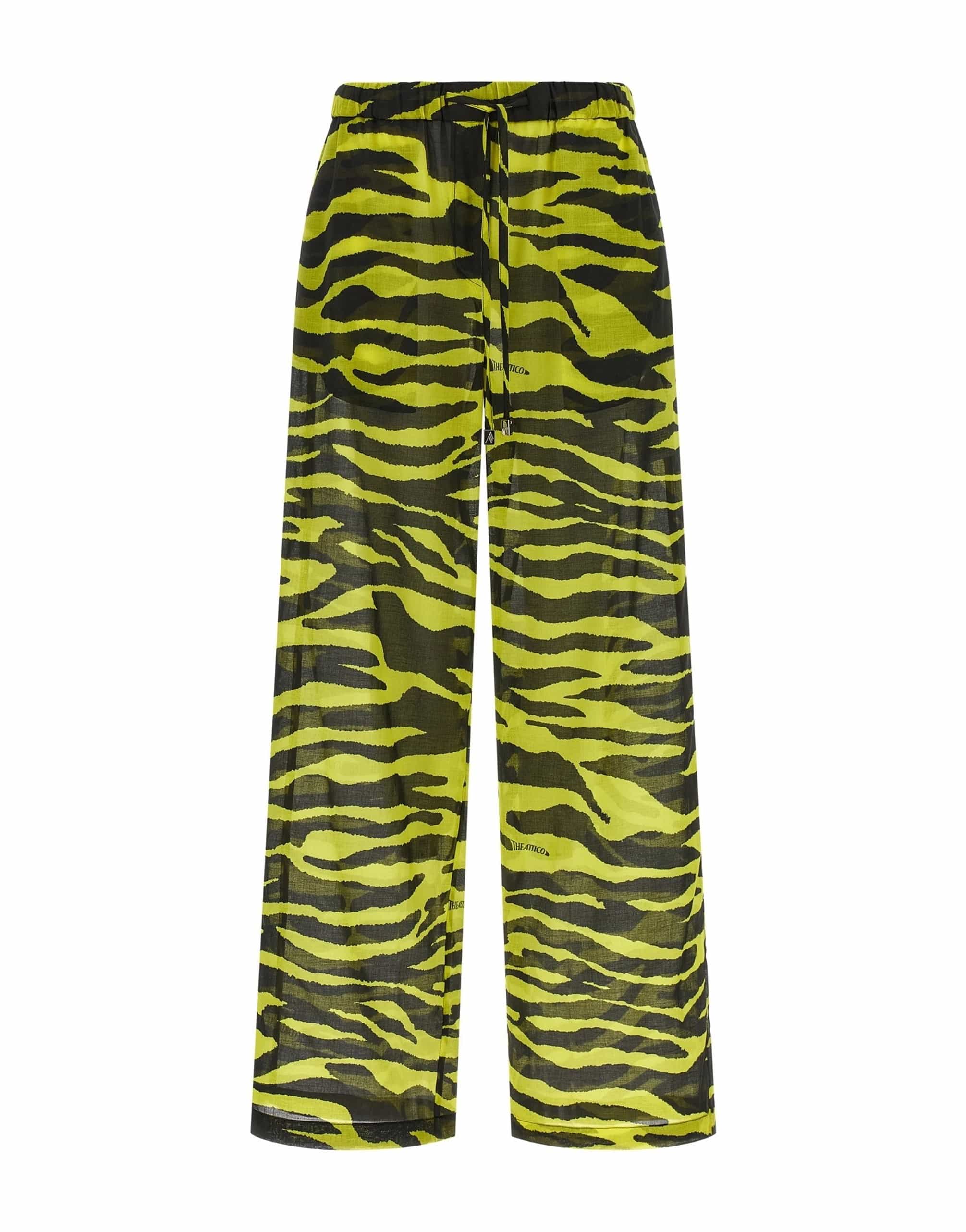 The Attico The Attico Il Primo Bagno Animal Print Pants