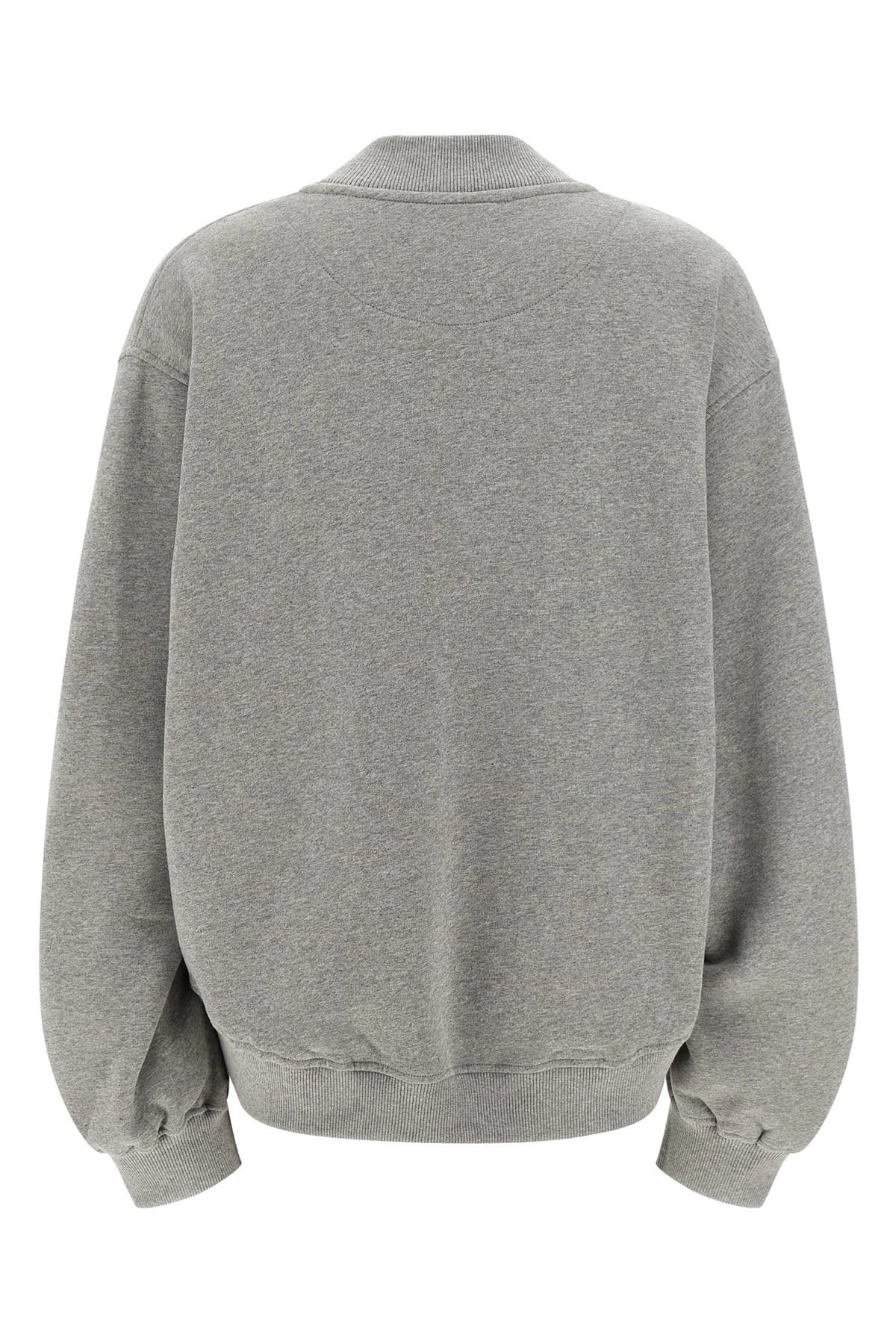 The Attico The Attico Logo Embroidery V-Neck Sweatshirt