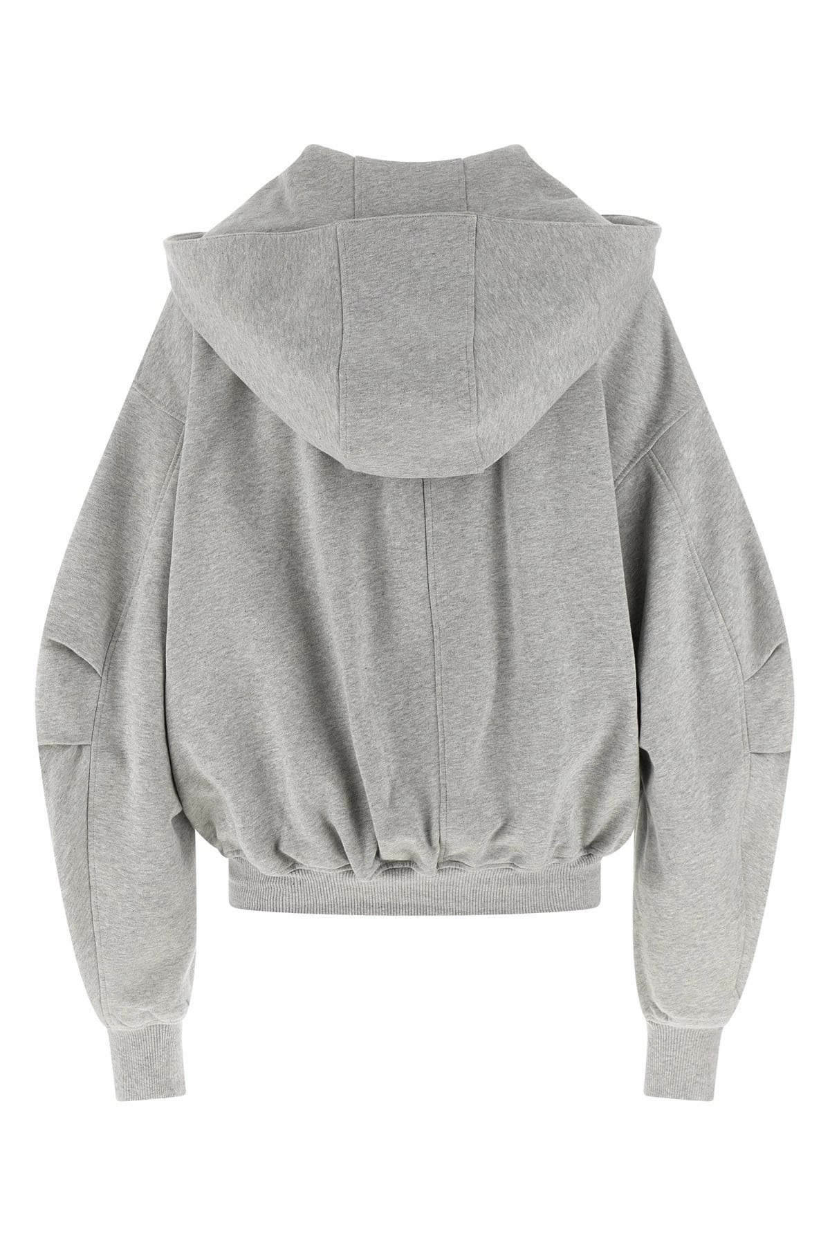 The Attico The Attico Logo Zip Hoodie