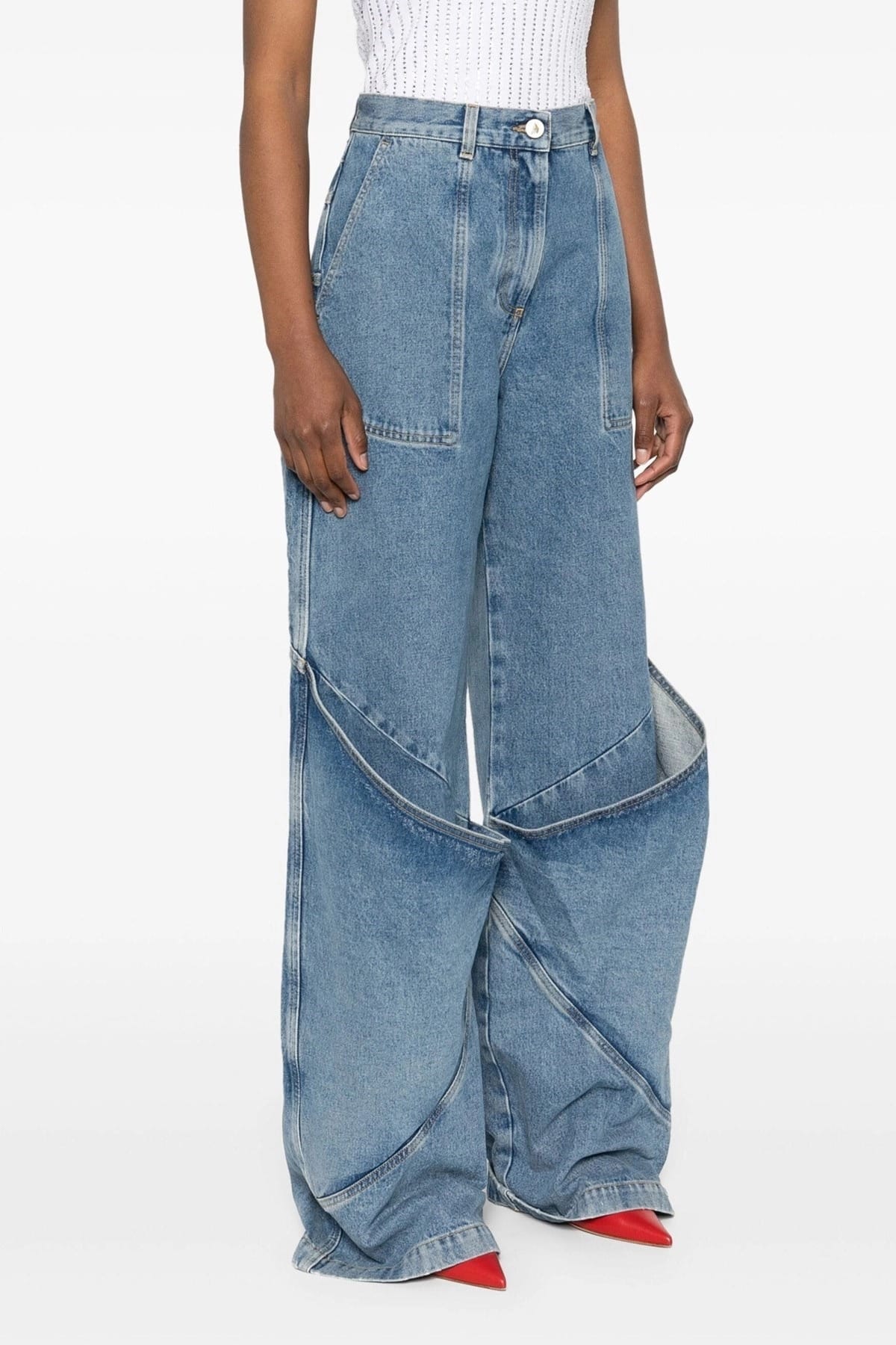 The Attico Jeans con Maxi Tasche - alternate view