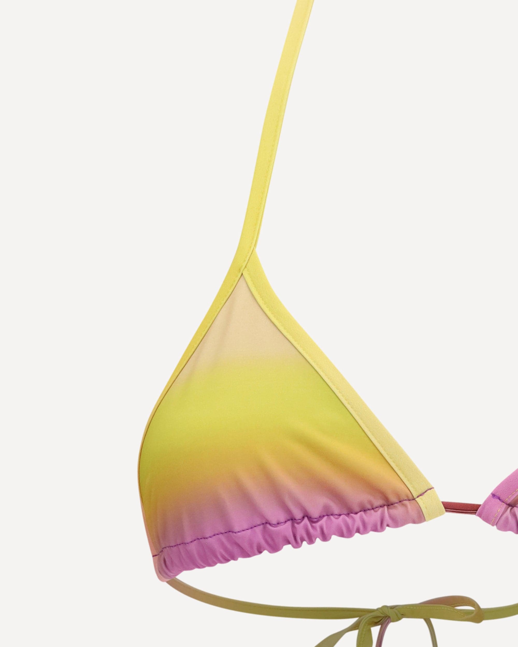 The Attico The Attico Multicolor Sunset Print Bikini