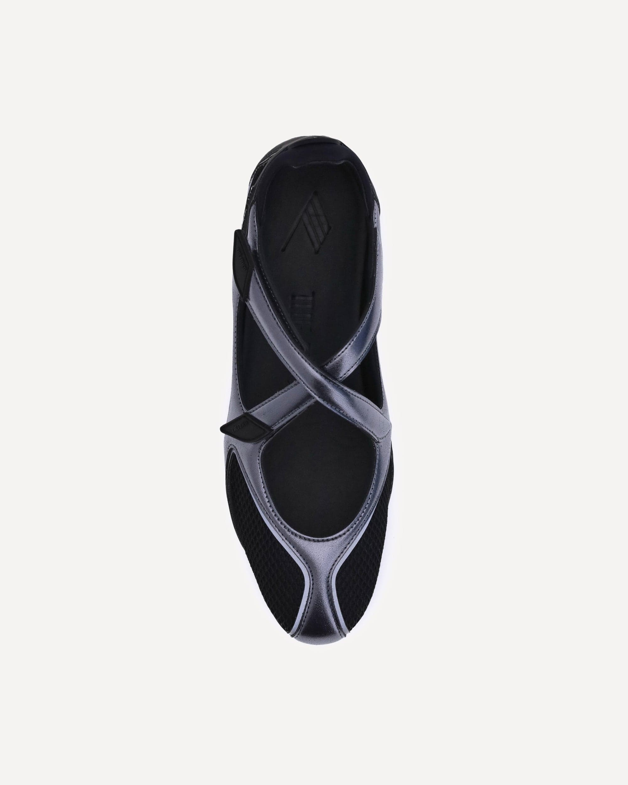 The Attico Nomad Ballerinas With Crisscross Straps
