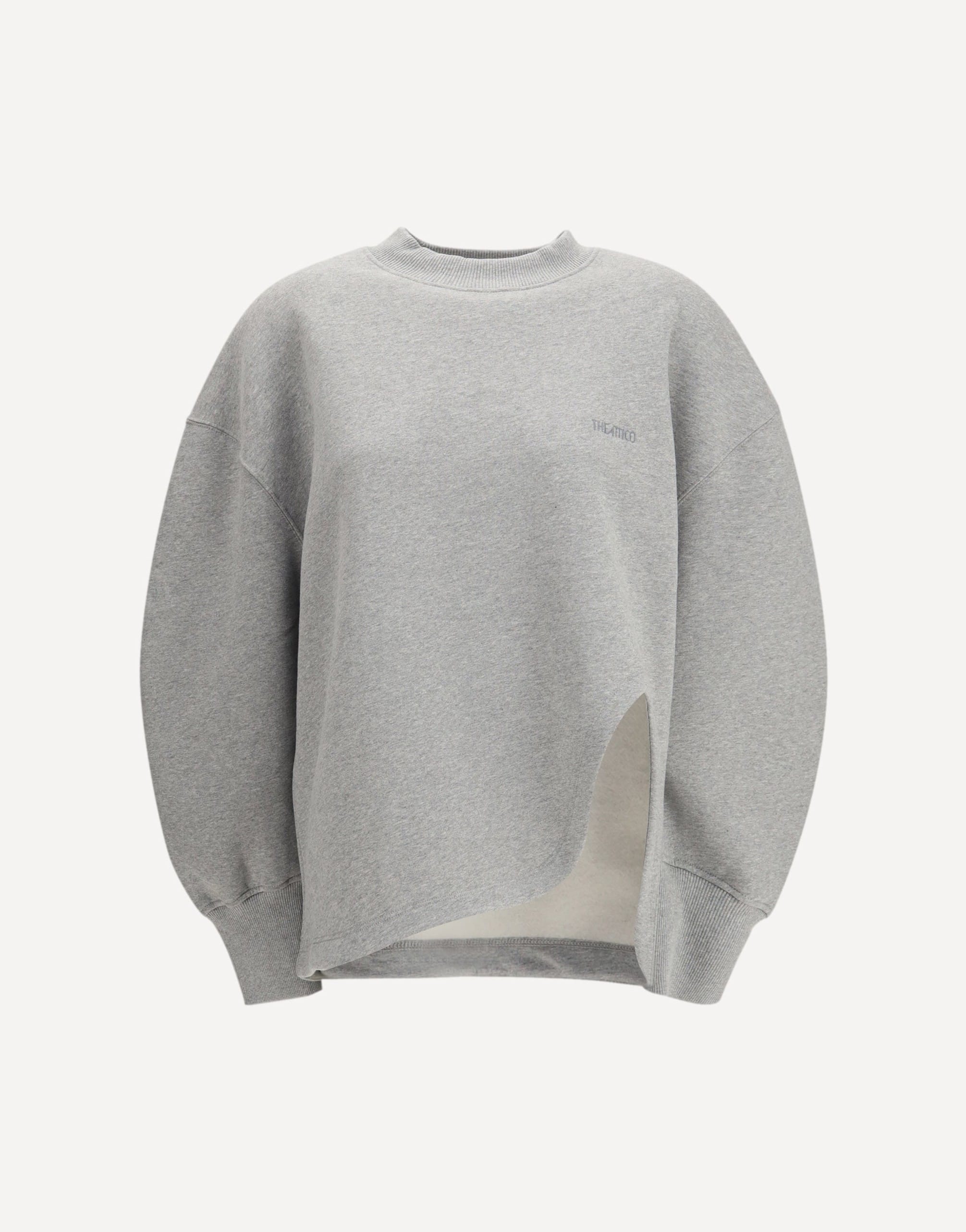 The Attico Oversized Side Slit Hoodie Sweatshirt