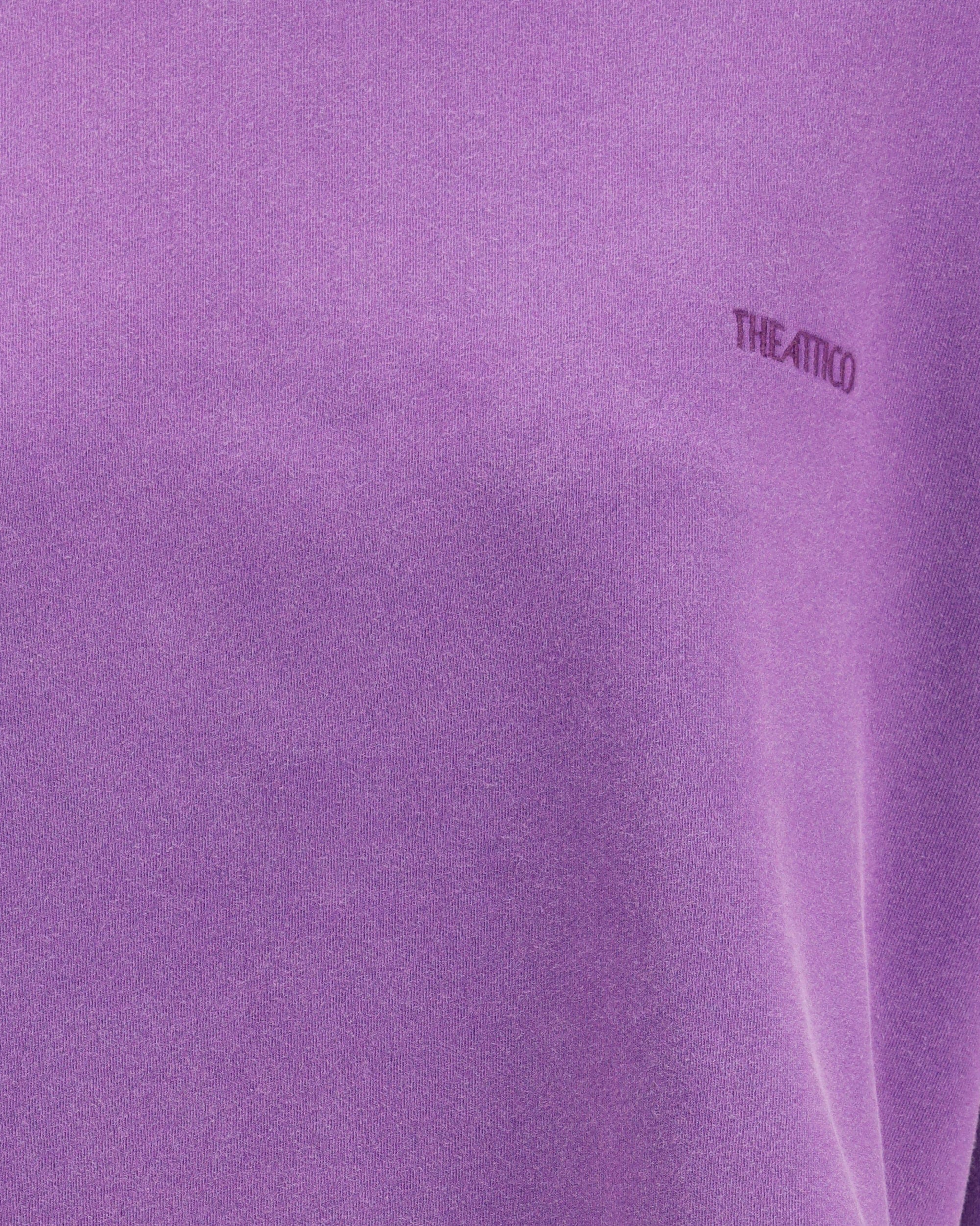 The Attico Oversized Sweatshirt With Side Slit