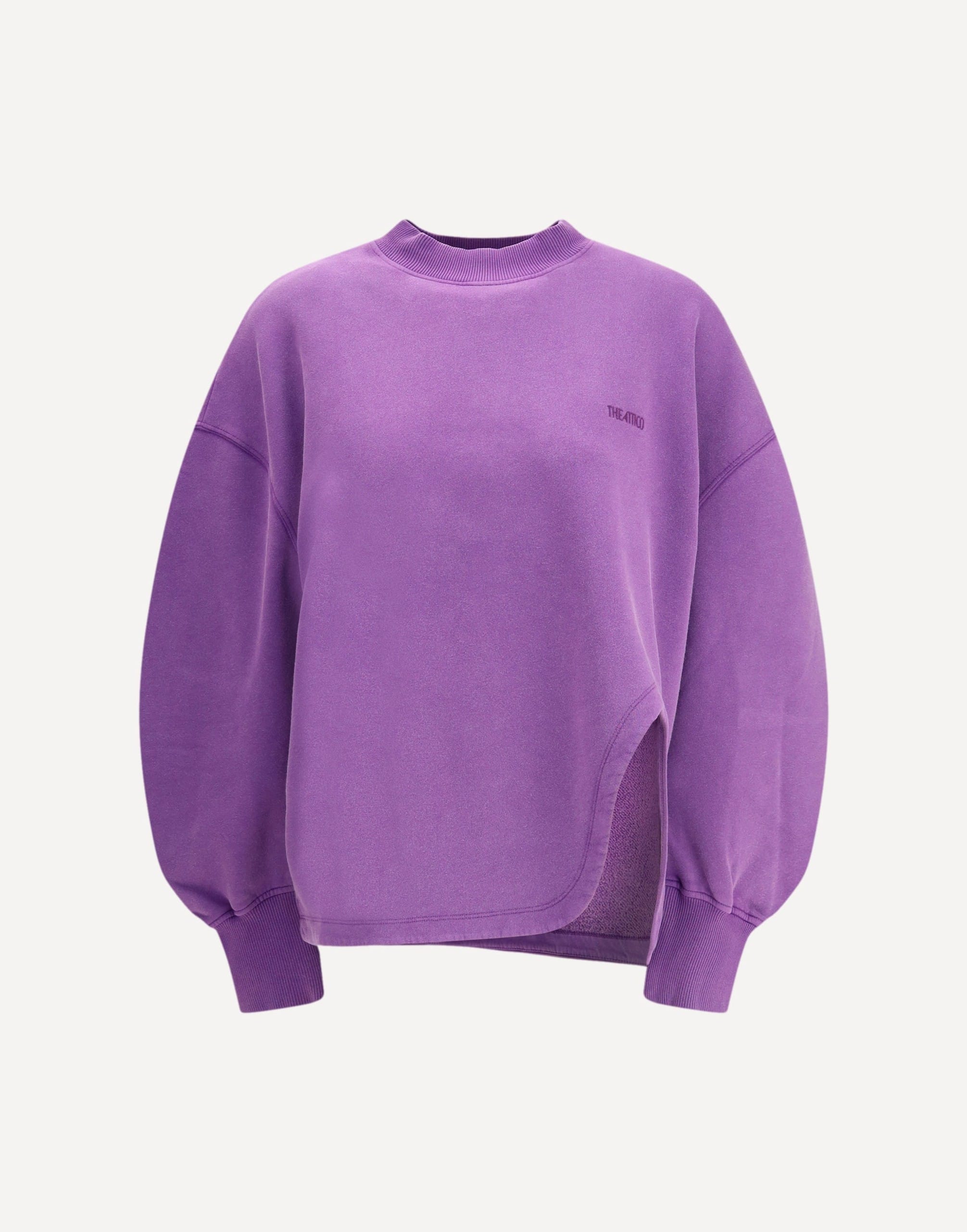 The Attico Oversized Sweatshirt With Side Slit