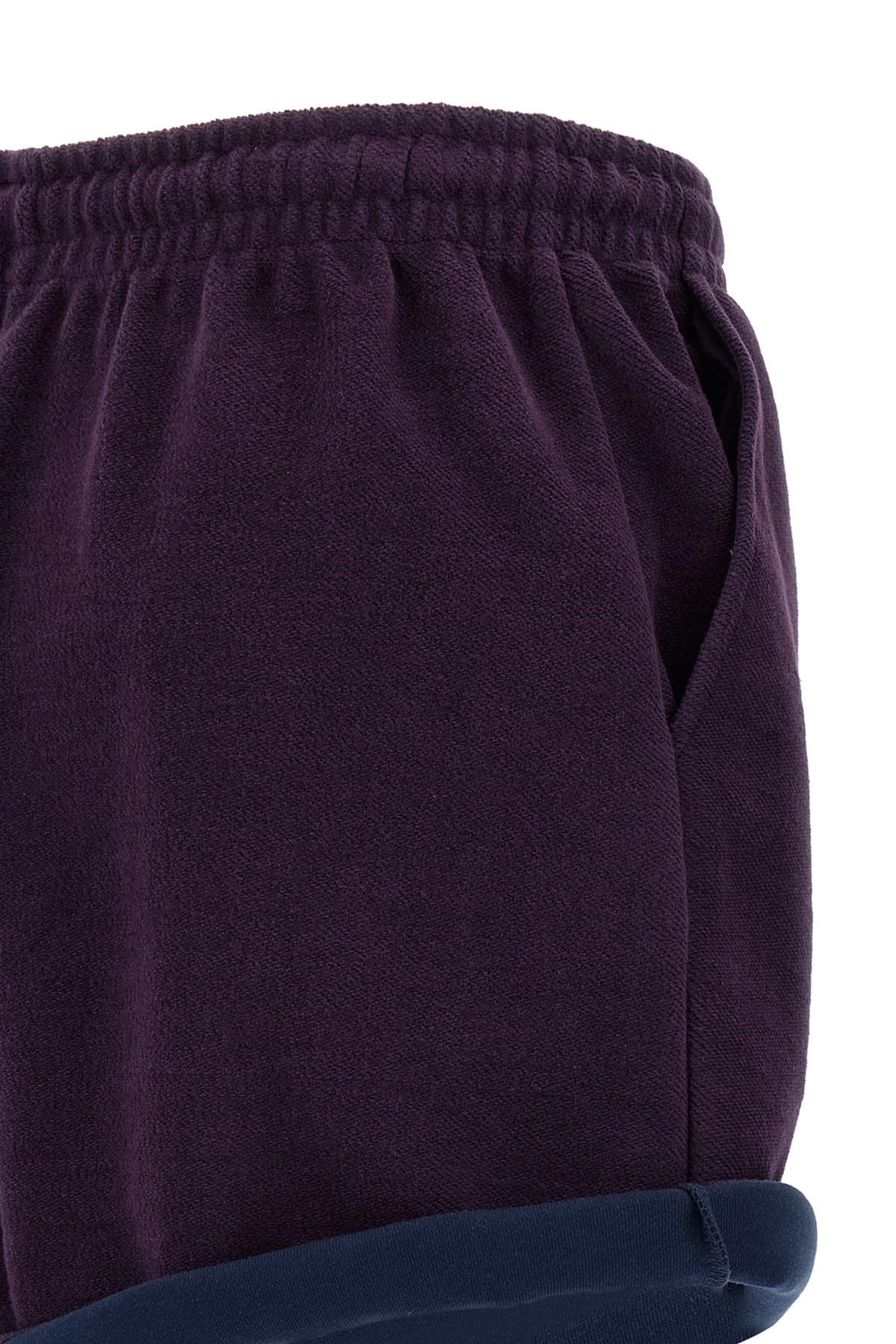 The Attico The Attico Purple American Fleece Shorts