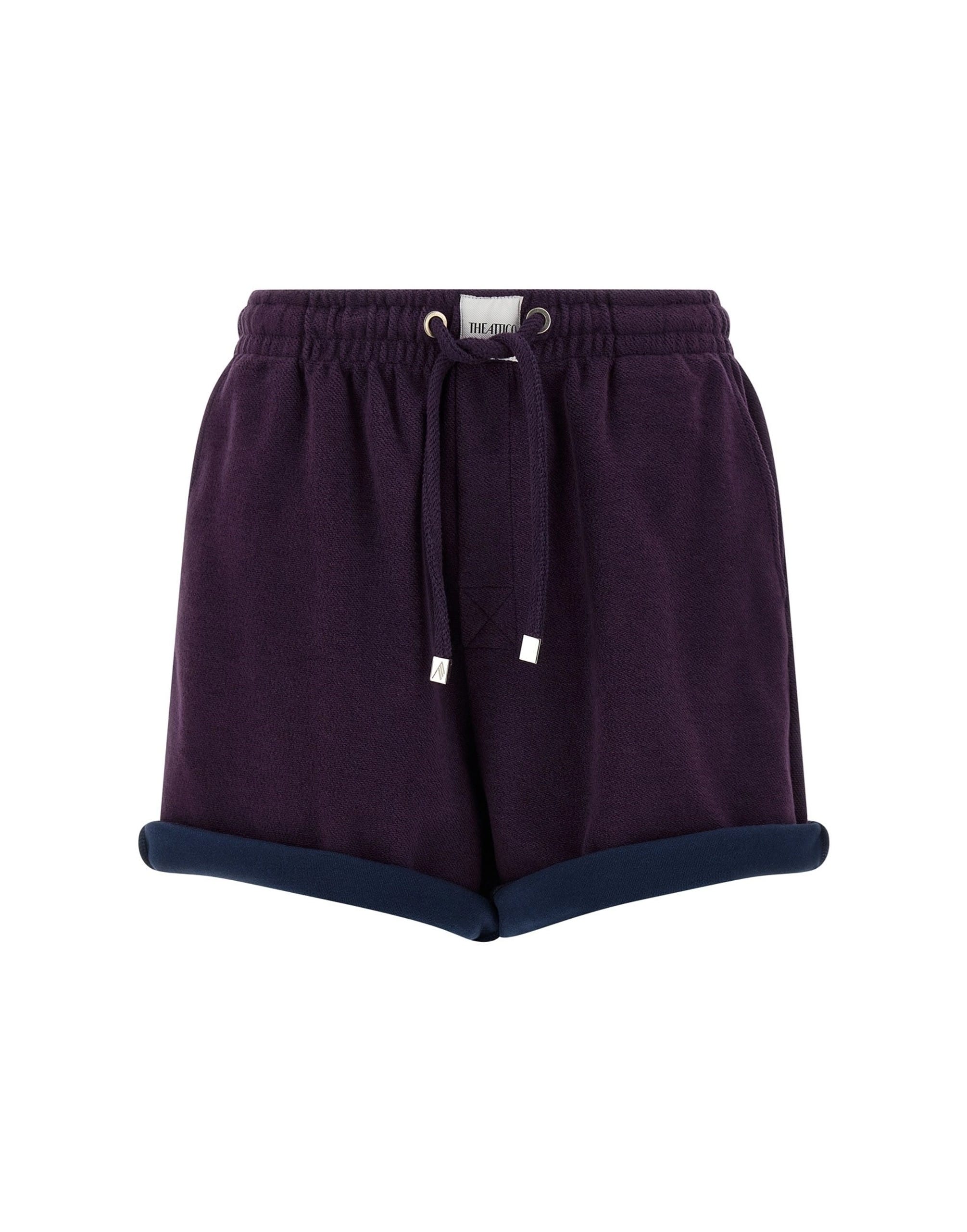 The Attico The Attico Purple American Fleece Shorts