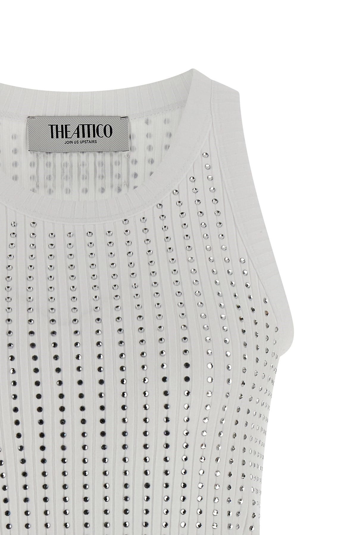 The Attico The Attico Rhinestone Tank Top