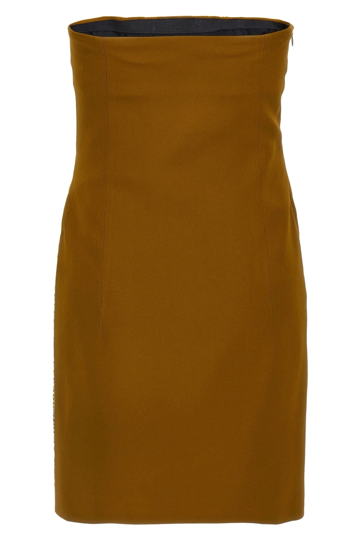 The Attico The Attico Sequin Insert Mini Dress