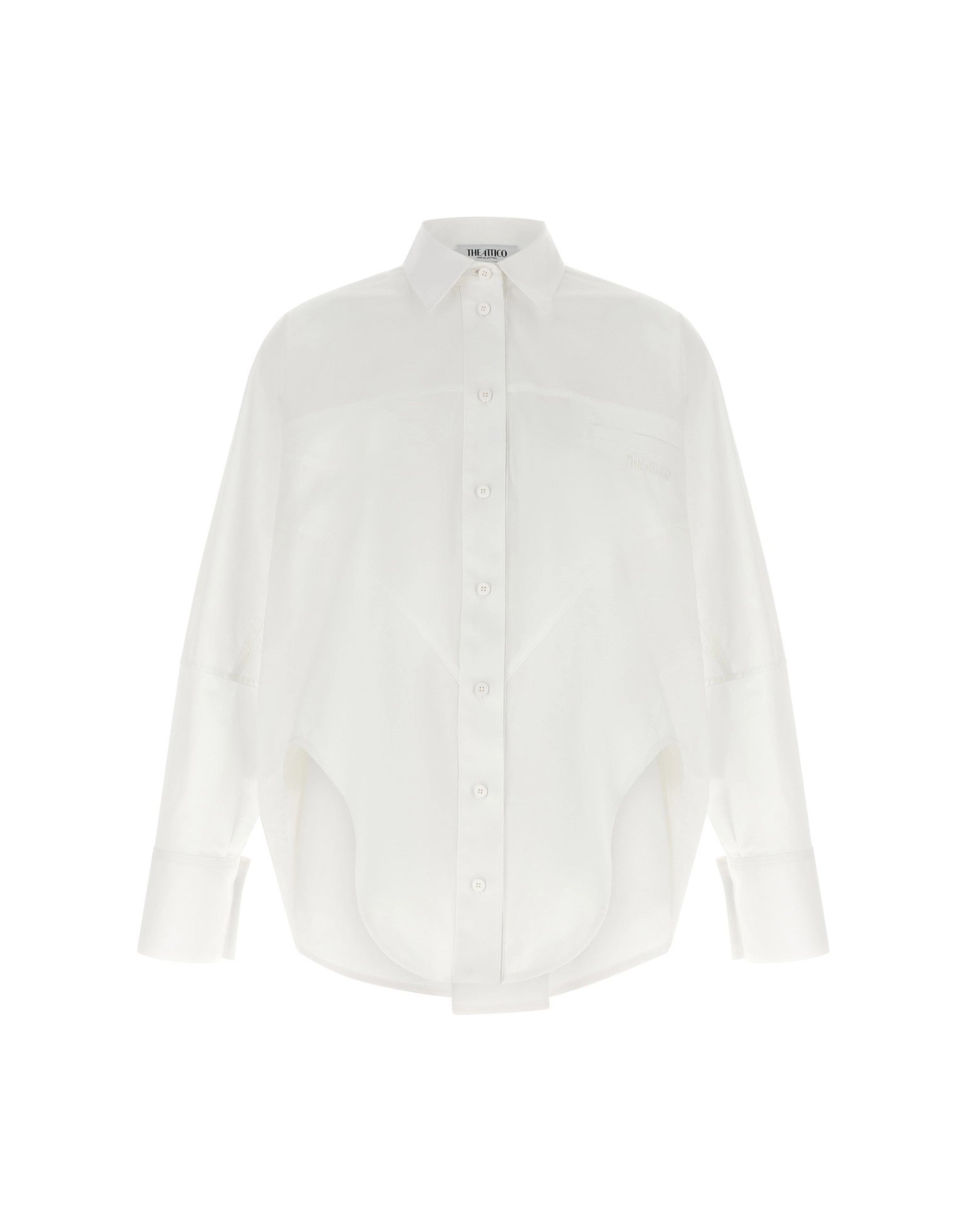 The Attico Shaped Hem Shirt