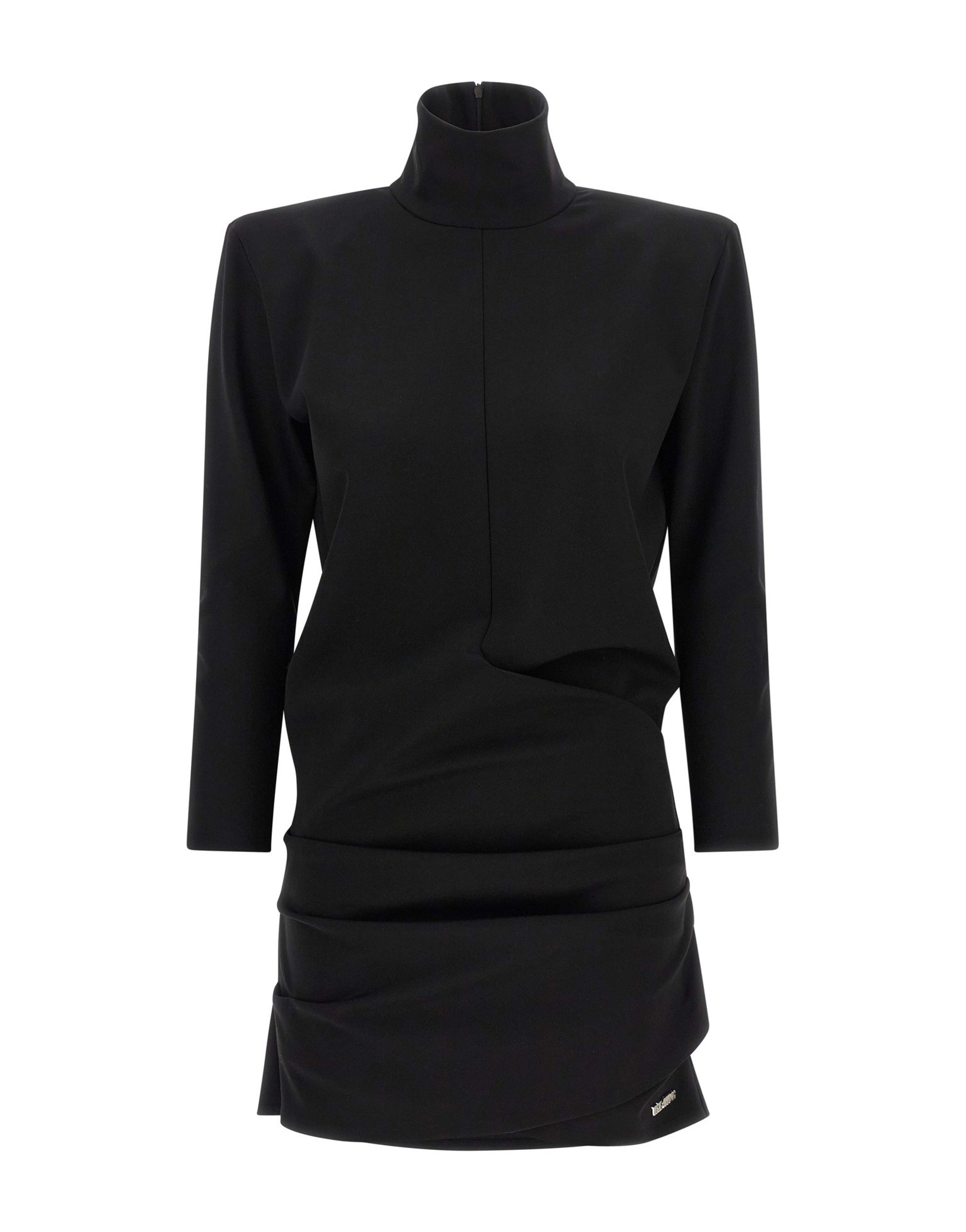 The Attico Structured Shoulder Mini Dress