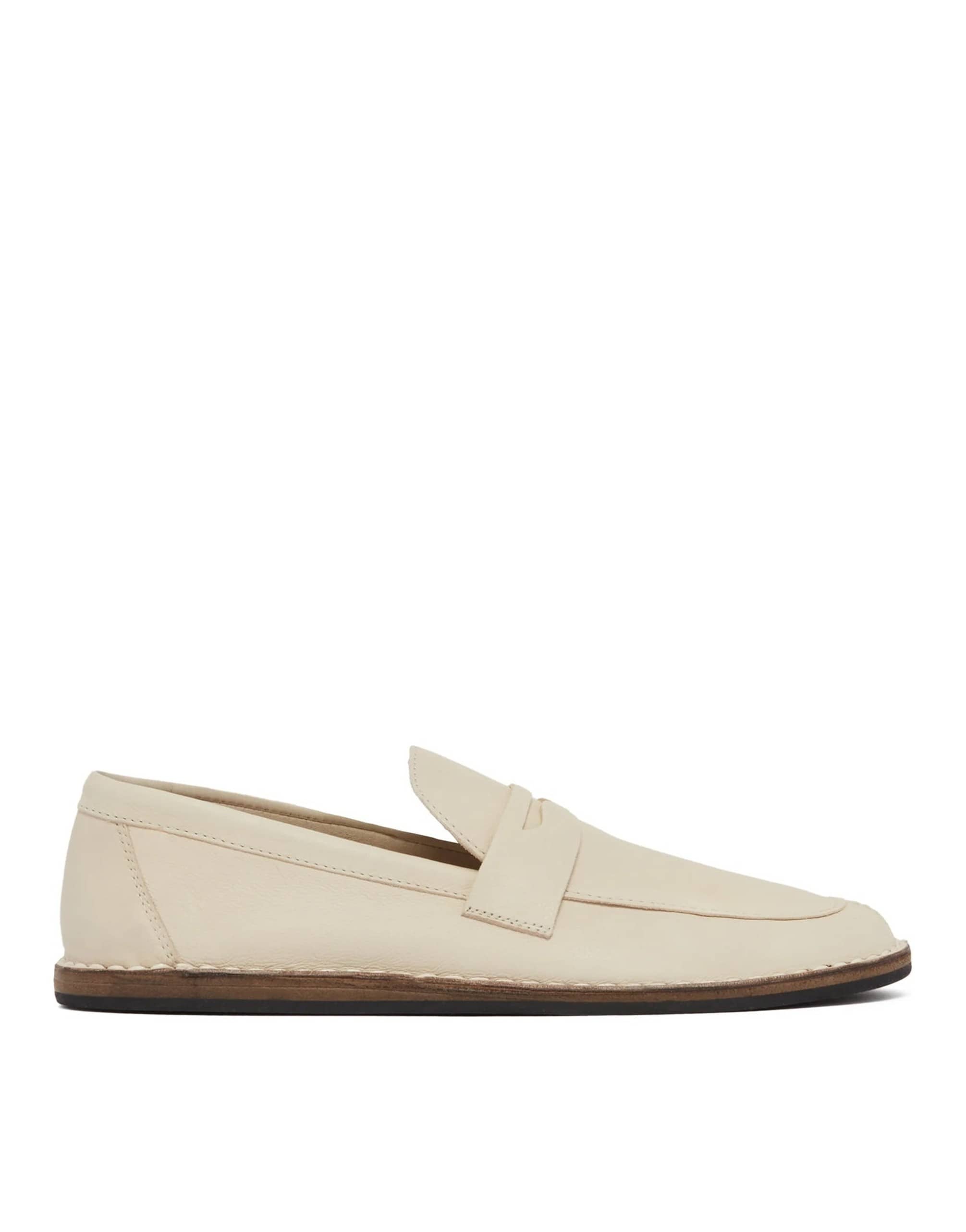 The Row Cary Leather Loafers