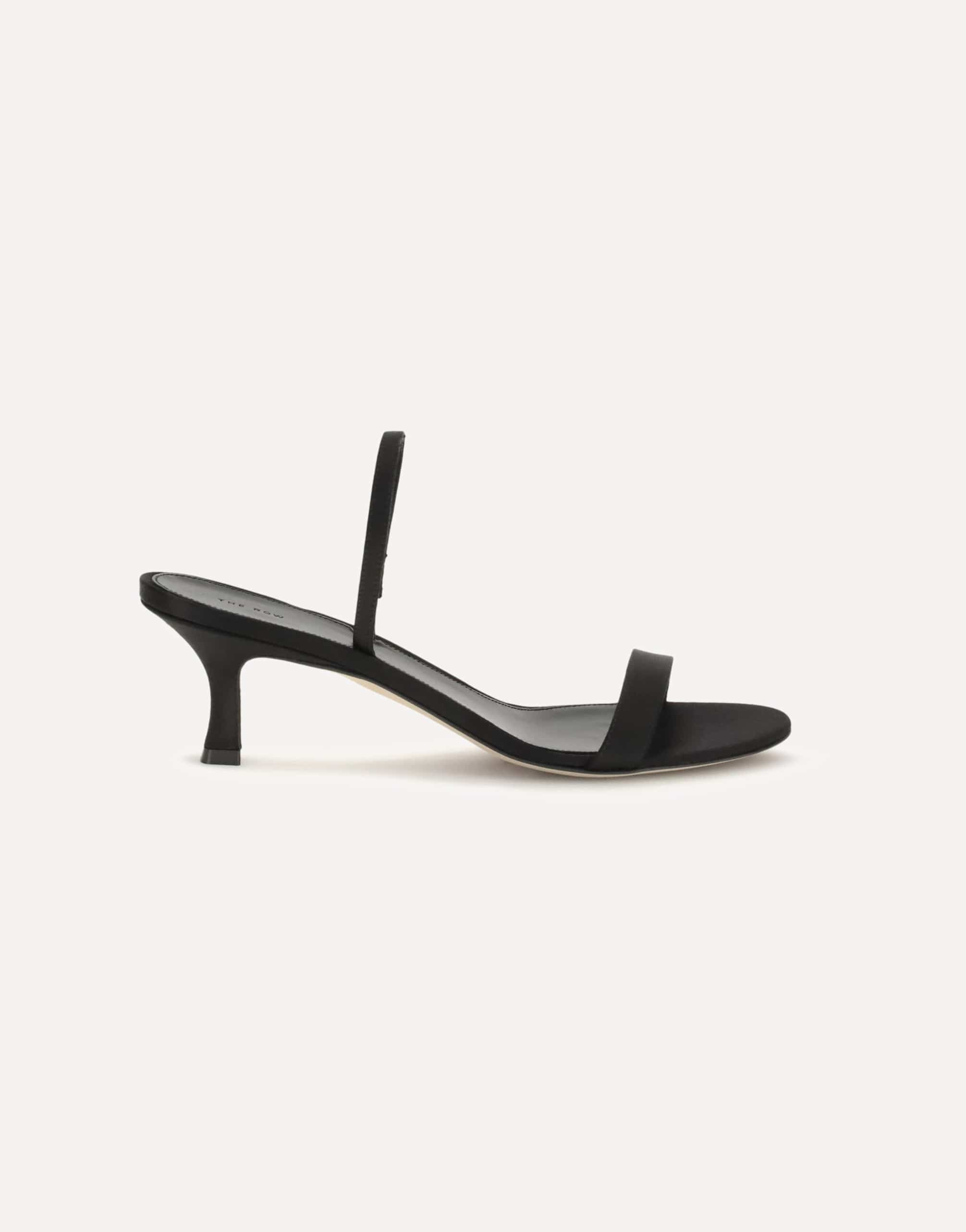 The Row The Row Ella Satin Slingback Sandals