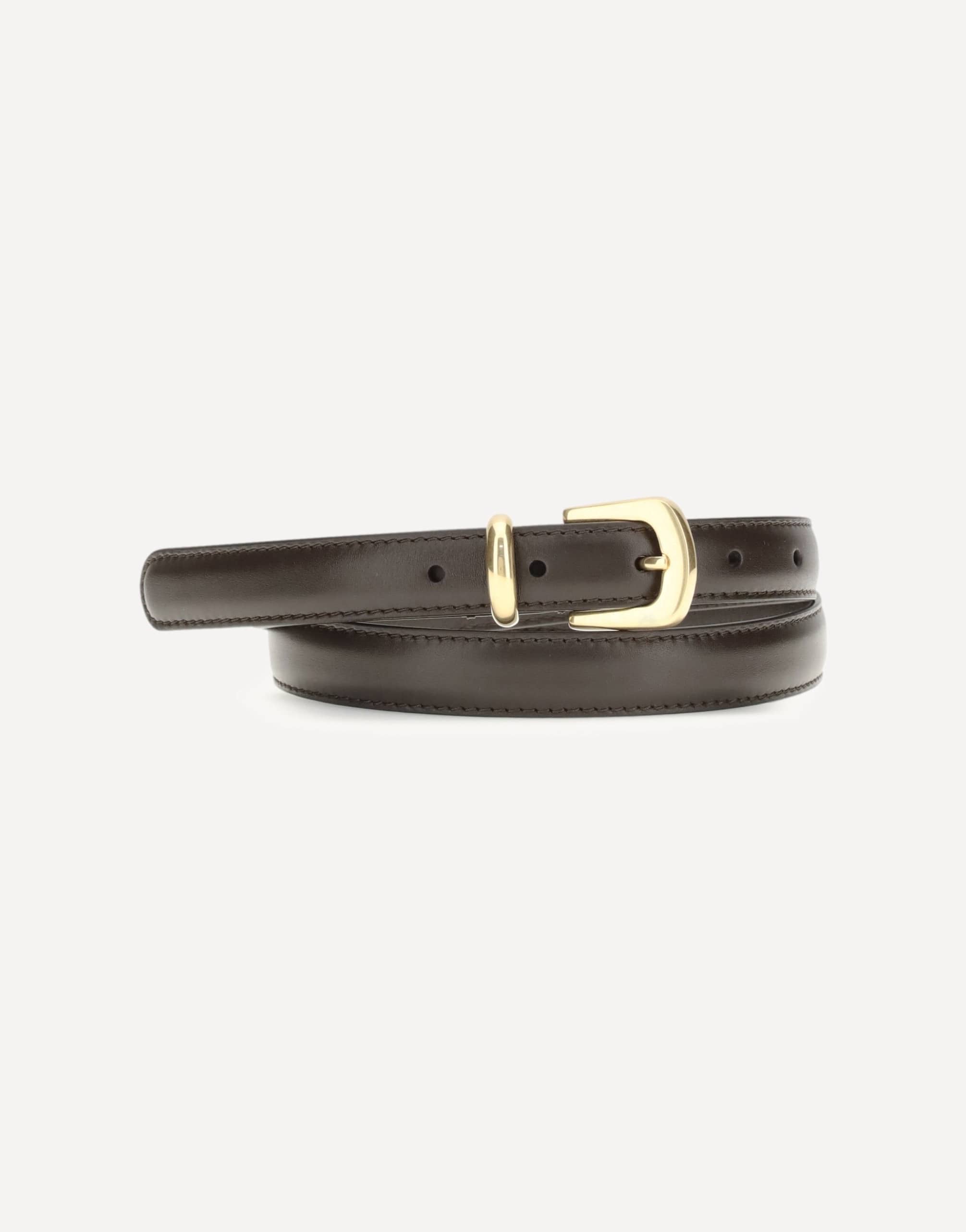The Row Leather Ring Belt