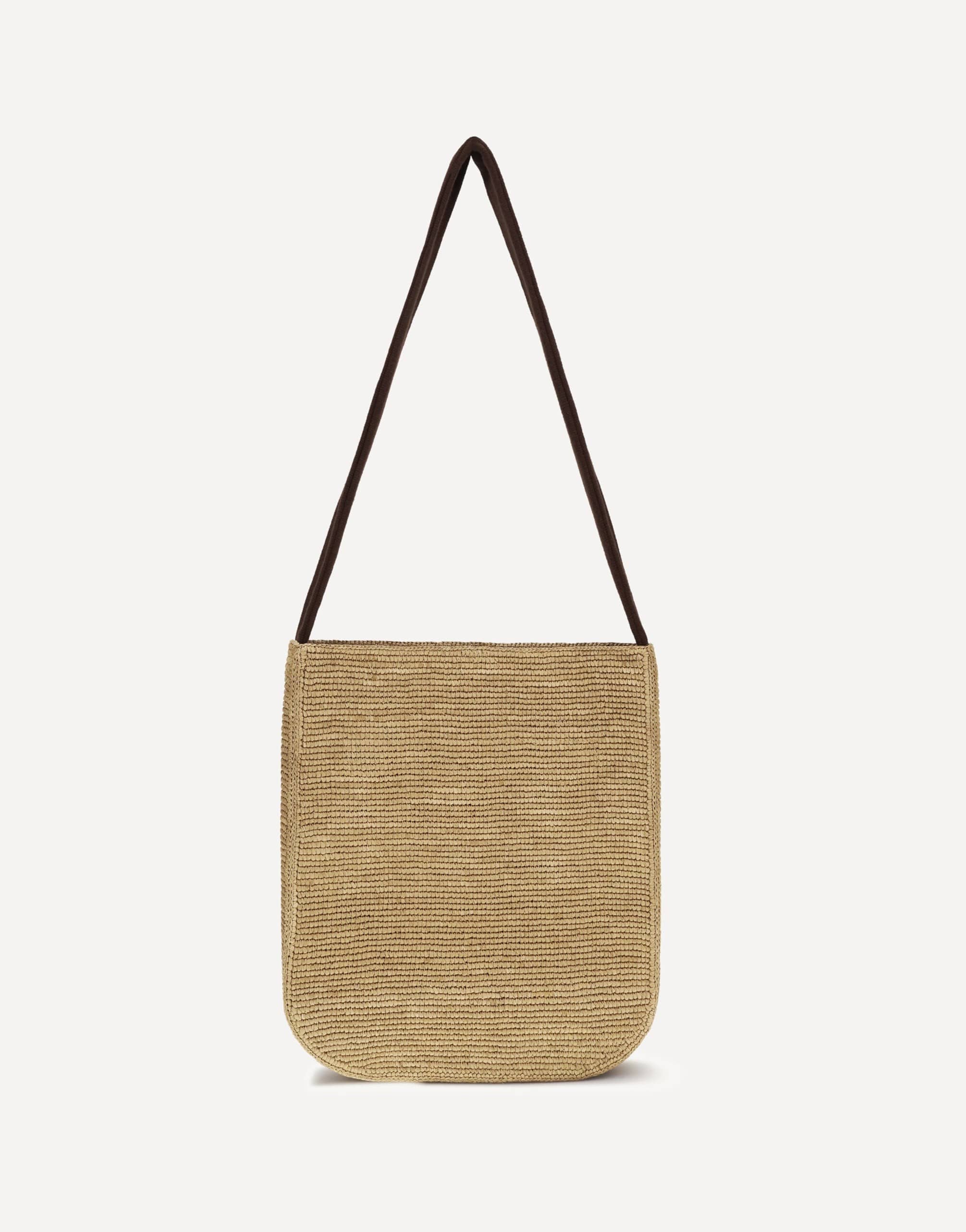 The Row Lori Shoulder Bag Raffia Crocheted