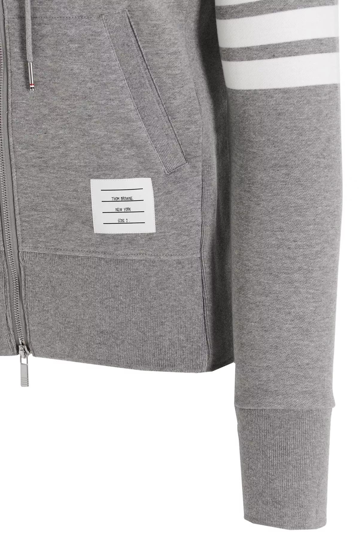 Thom Browne Thom Browne 4 Bar Cotton Hoodie