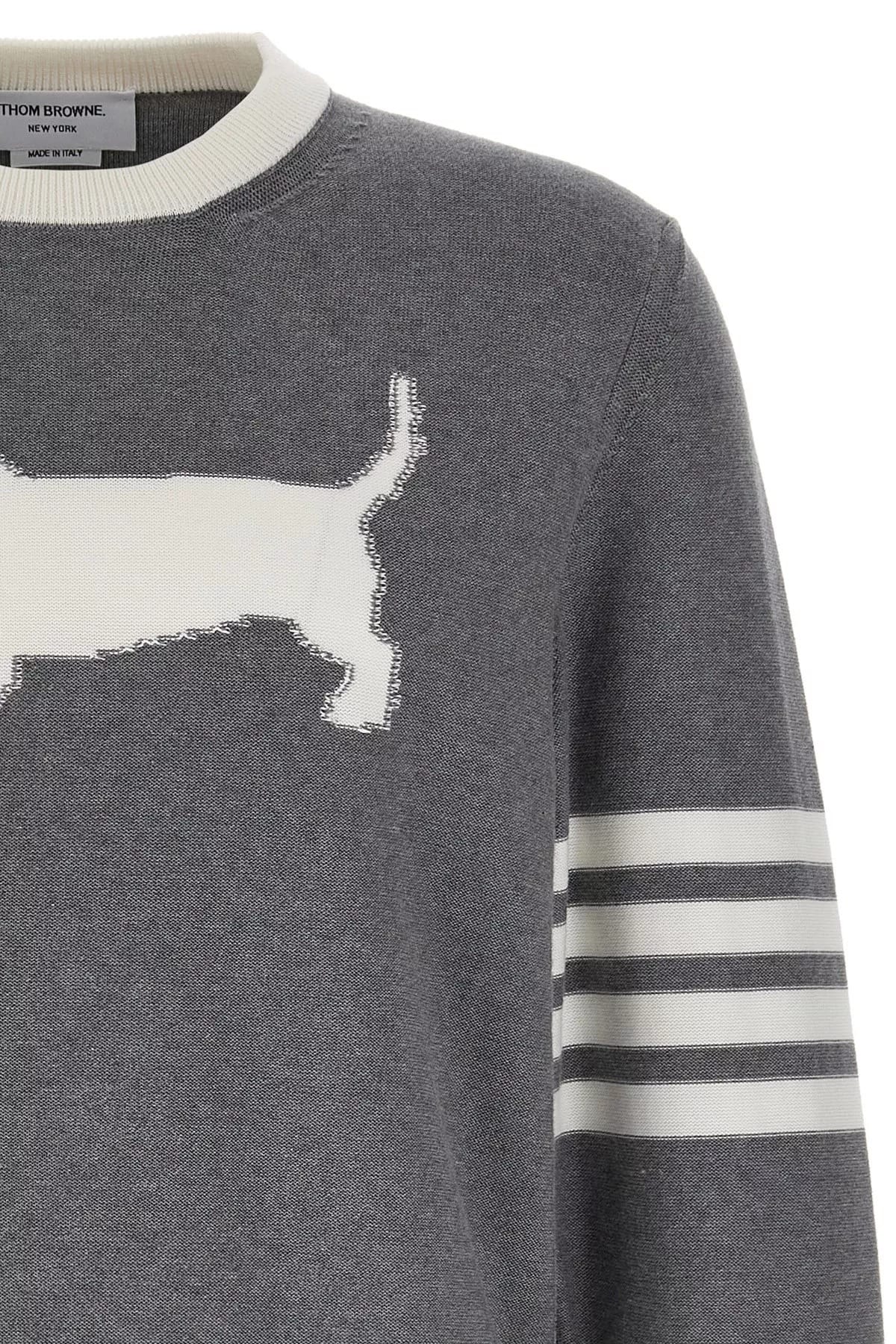 Thom Browne Thom Browne 4-Bar Hector Sweater
