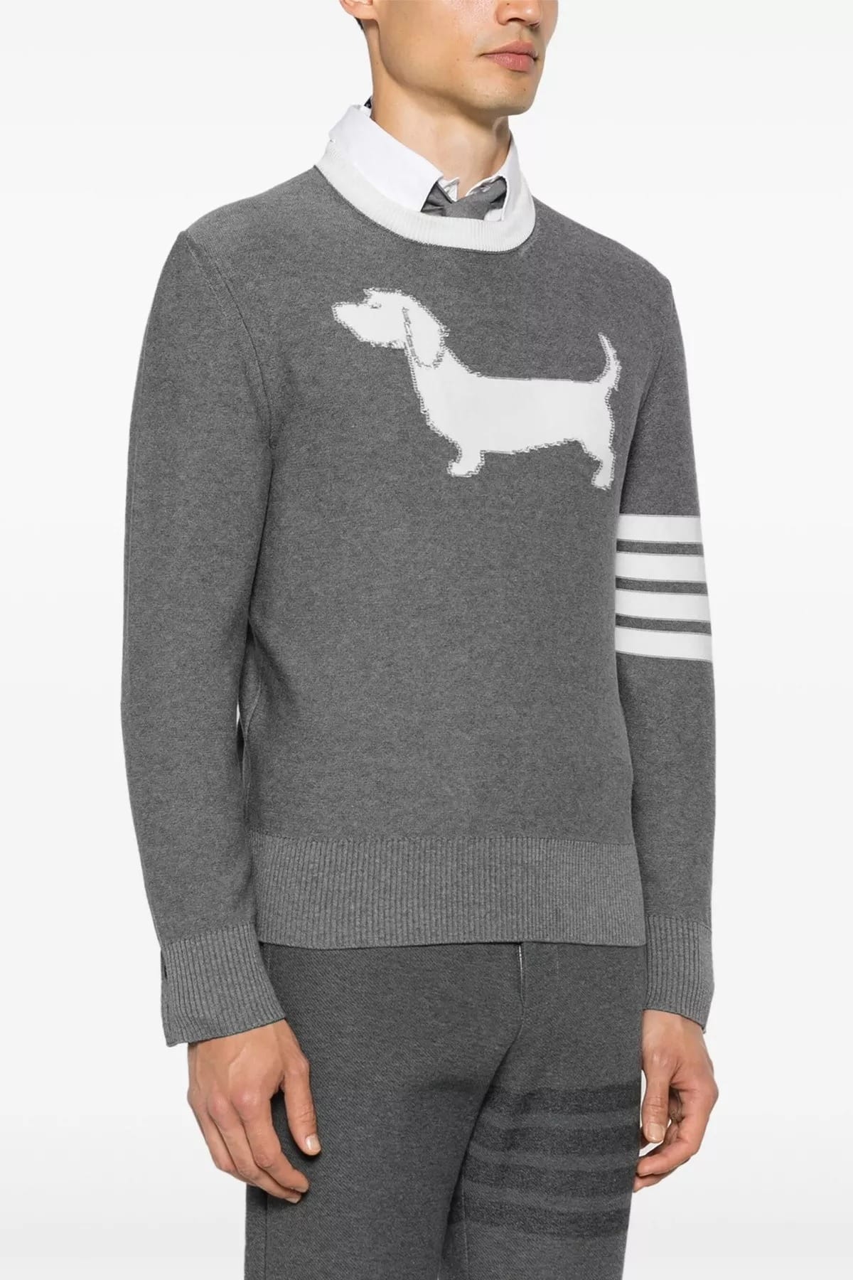 Thom Browne 4-Bar Hector Sweater - alternate view