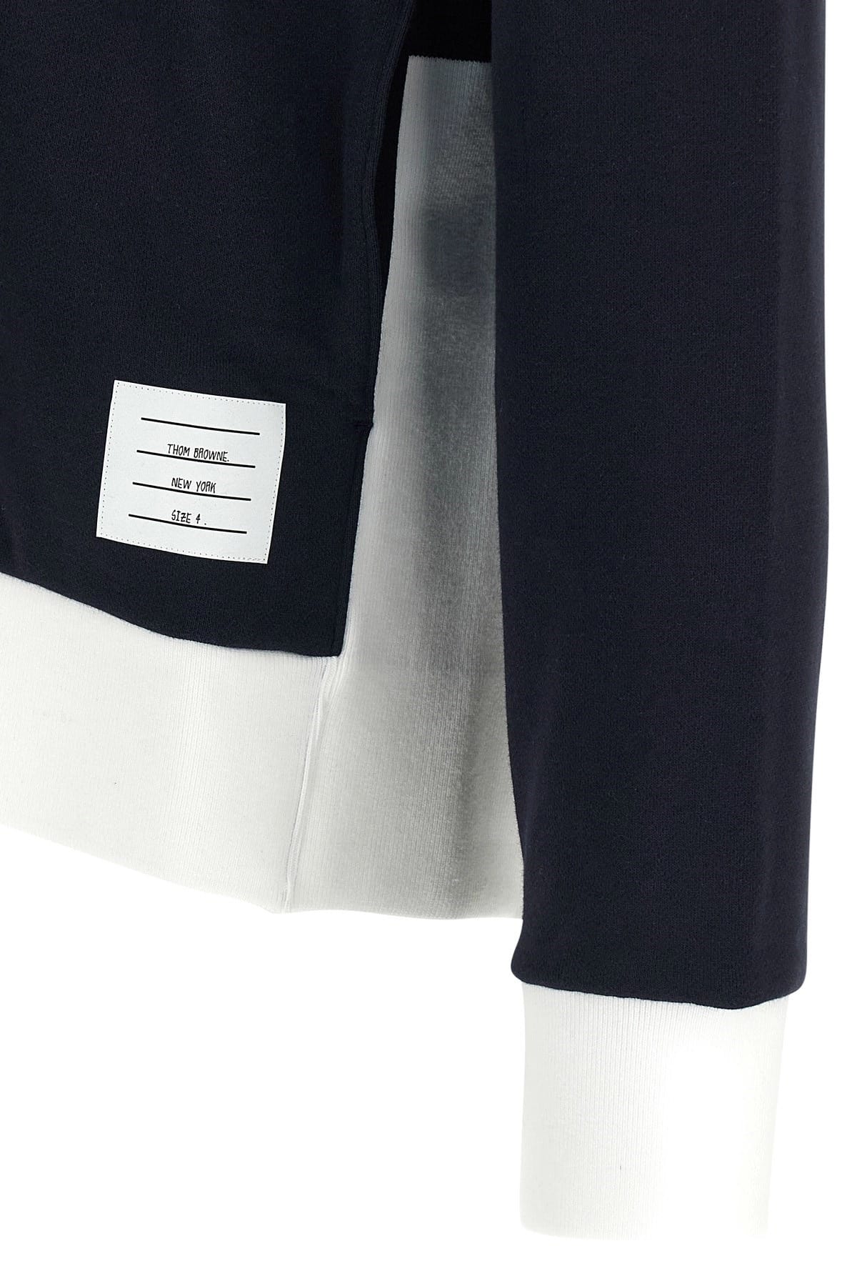 Thom Browne Thom Browne 4 Bar Insert Hoodie