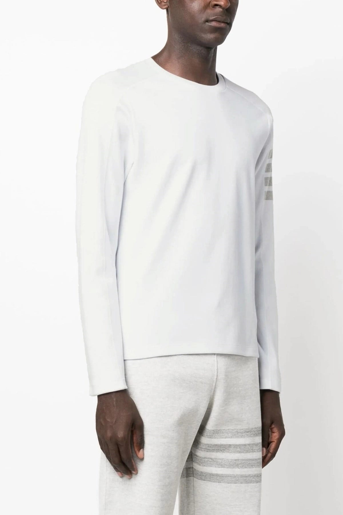 Thom Browne T-shirt ras du cou en coton 4BAR - alternate view