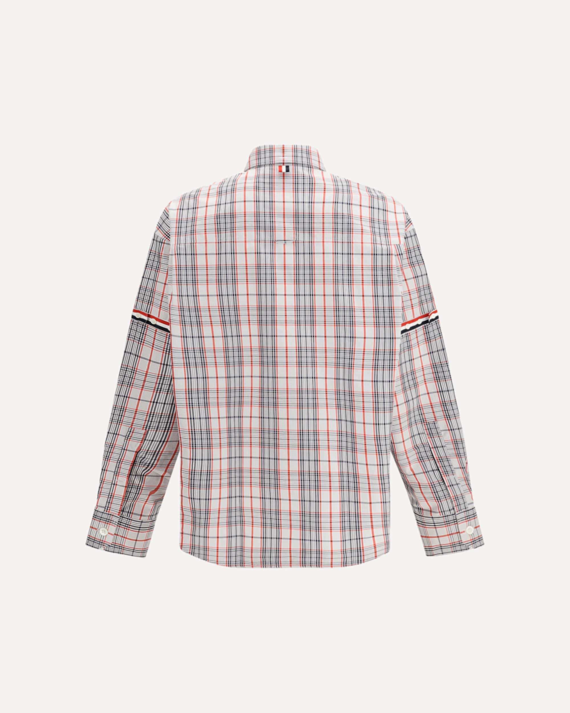 Thom Browne Check Shirt With Tartan Pattern