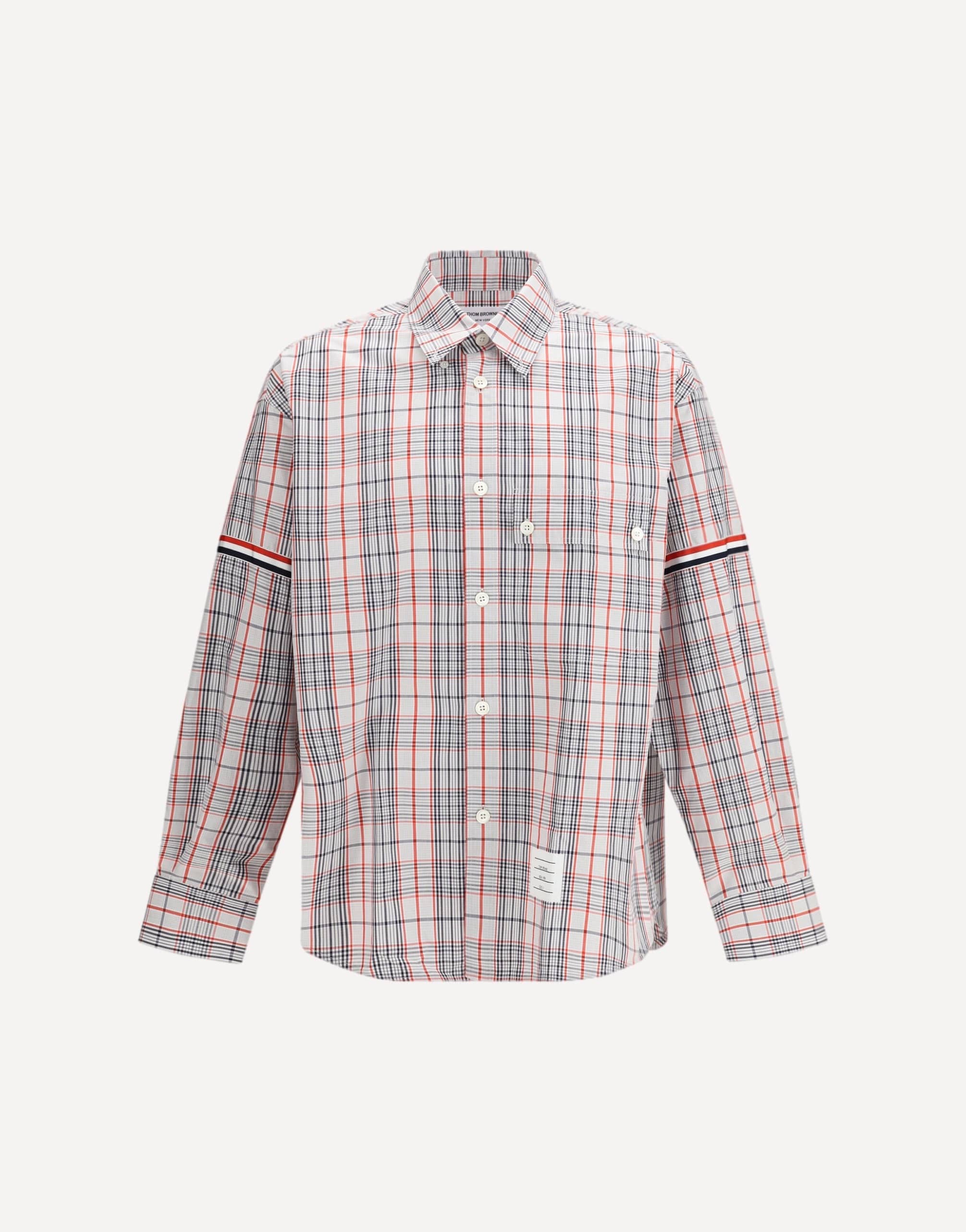 Thom Browne Check Shirt With Tartan Pattern