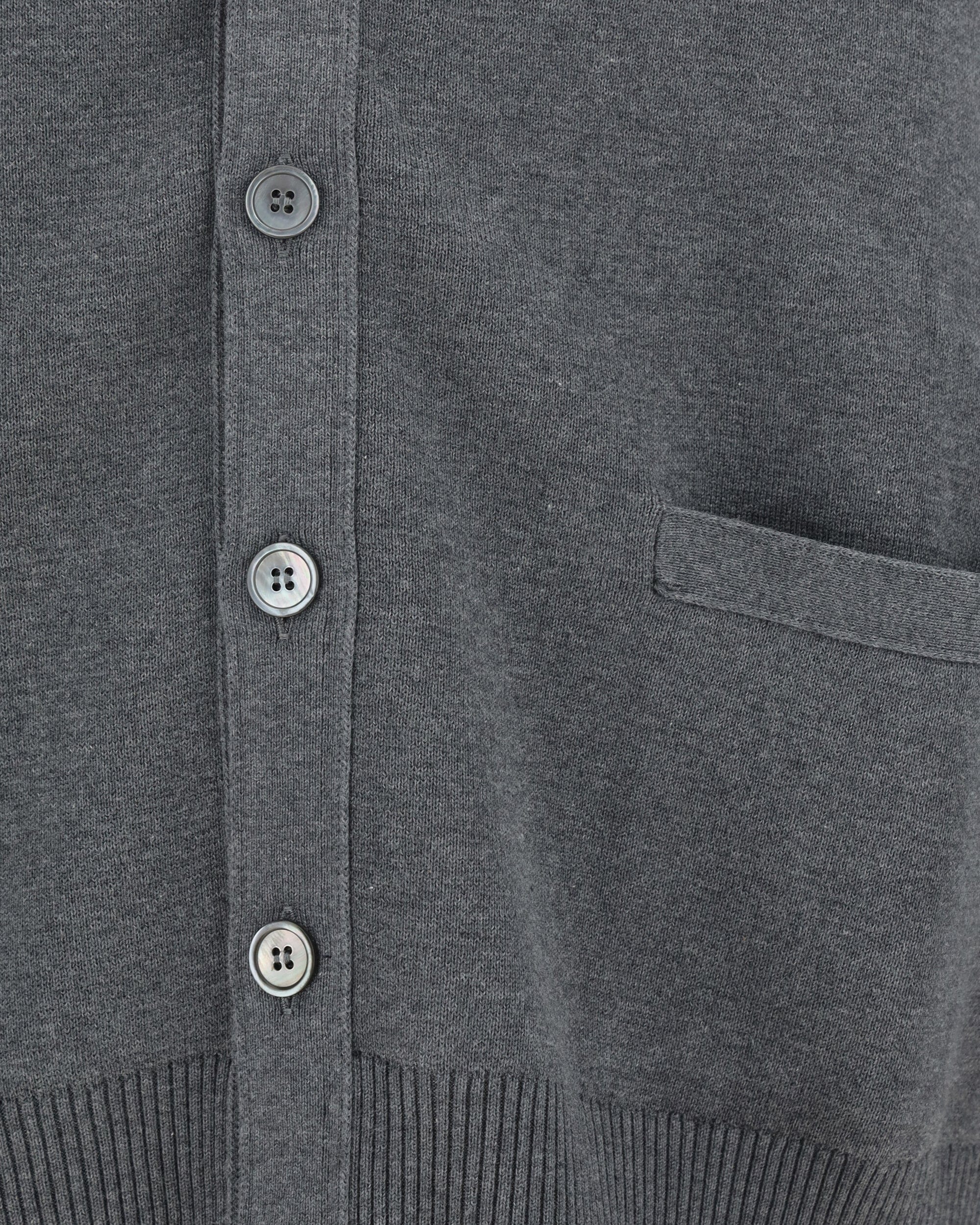 Thom Browne Cotton Contrast Button Cardigan