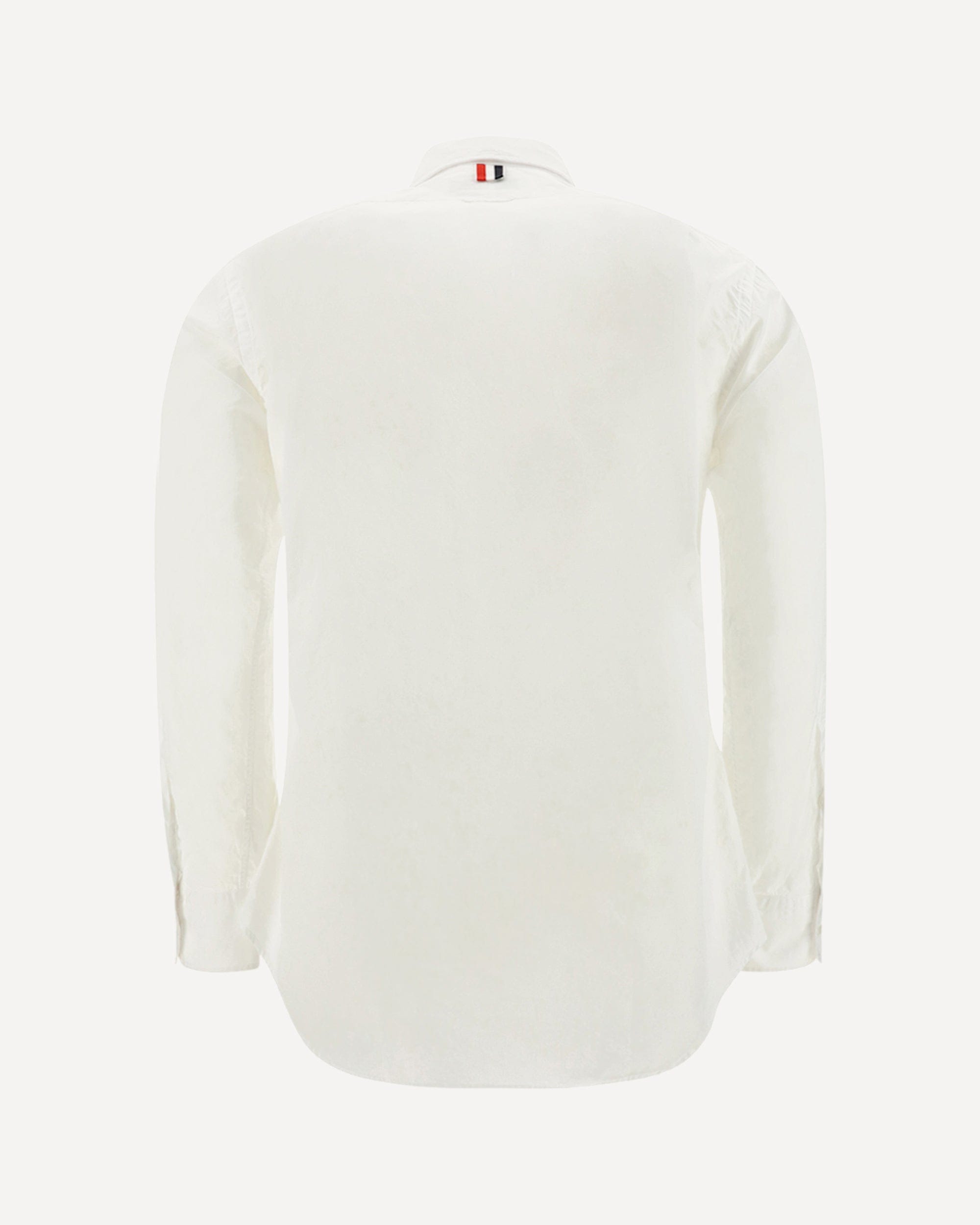 Thom Browne Cotton Shirt With Brand Signature Patch - alternate view