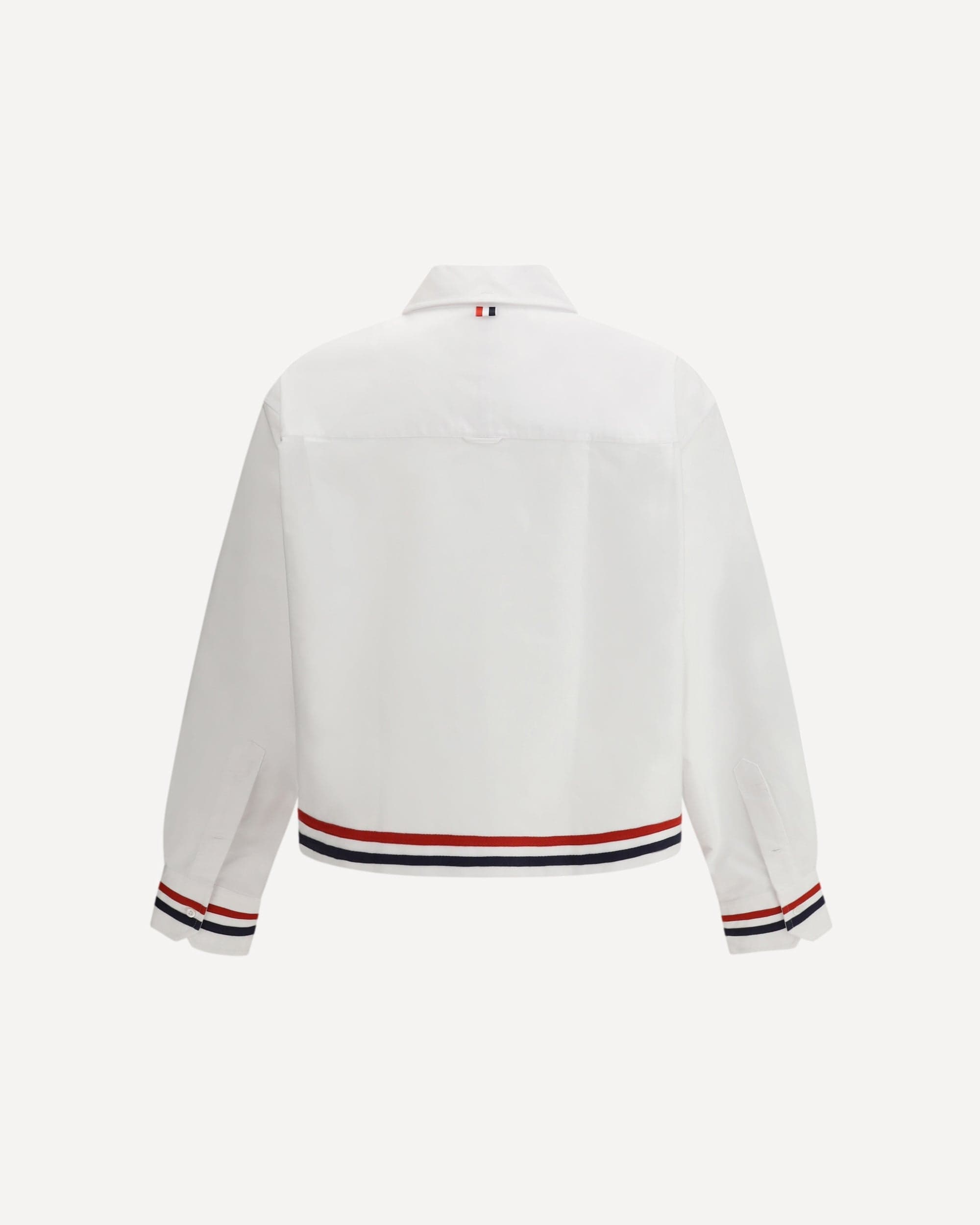 Cotton Shirt With Rugby Fit And Asymmetrical Hem - alternate view