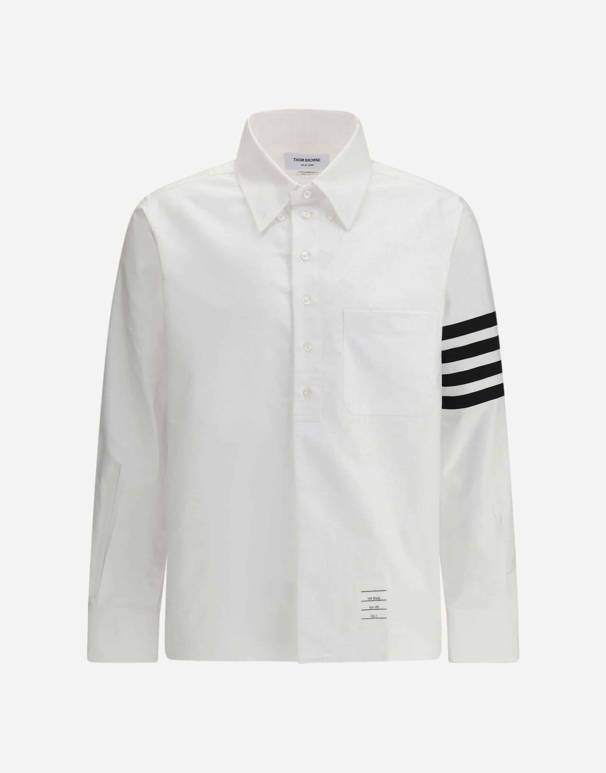 Thom Browne Thom Browne Cotton Shirt With Sleeve Bands